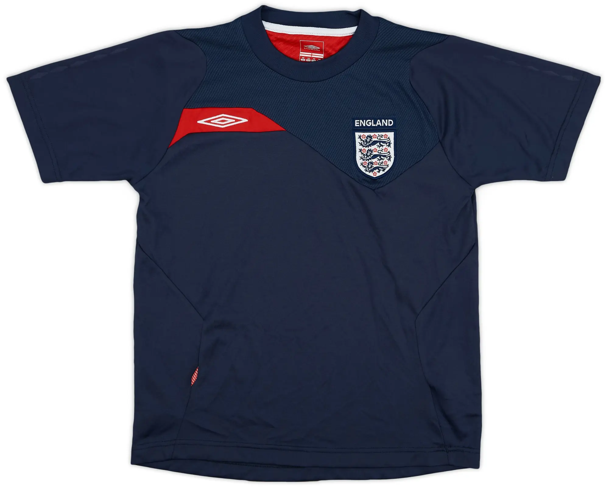 2007-09 England Umbro Training Shirt - 7/10 - (M.Boys)