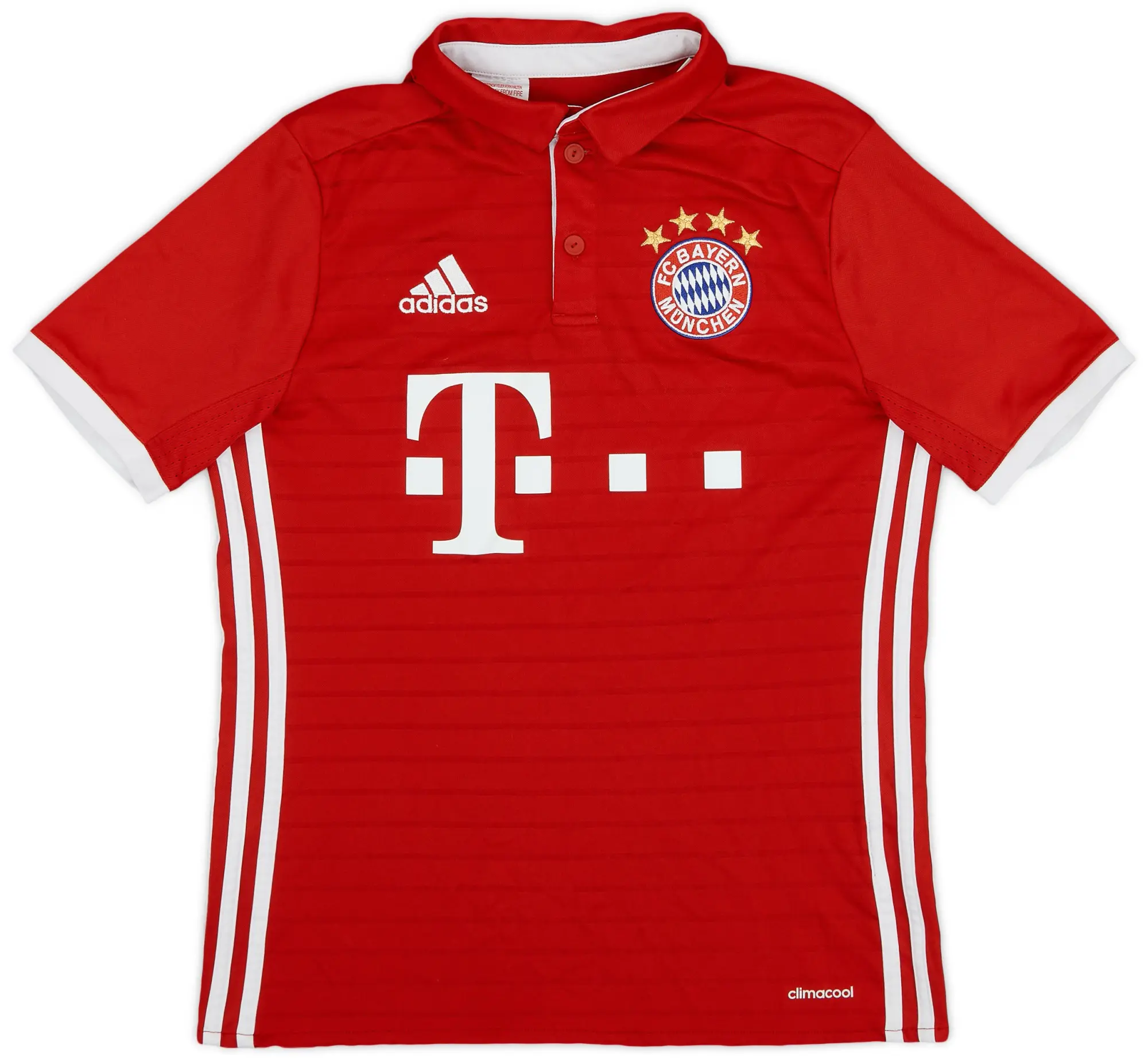 adidas 2016-17 Bayern Munich Home Shirt - 8/10 - (L.Boys)