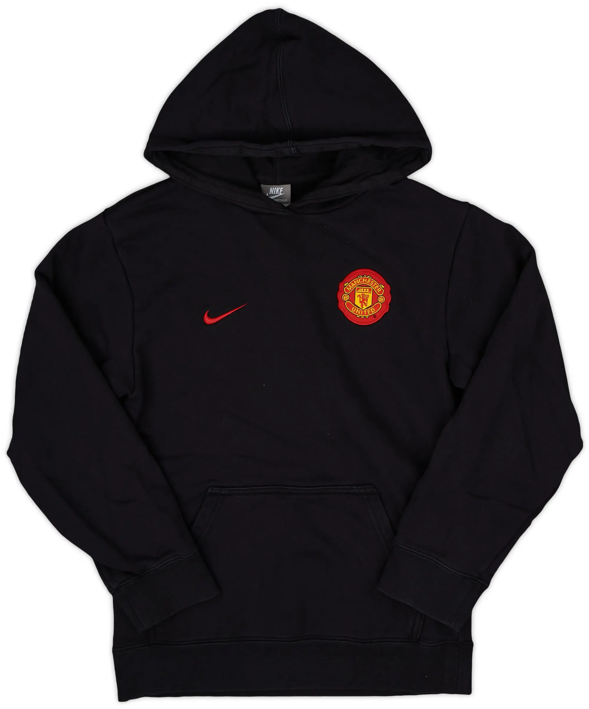 2009-10 Manchester United Nike Hooded Sweat Top - 8/10 - (L.Boys)