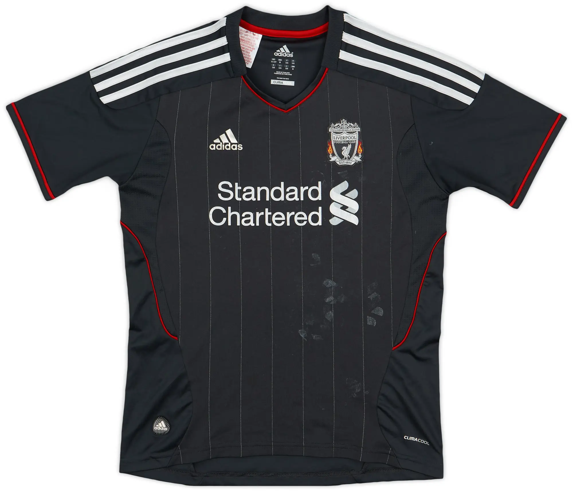adidas 2011-12 Liverpool Away Shirt - 5/10 - (M.Boys)