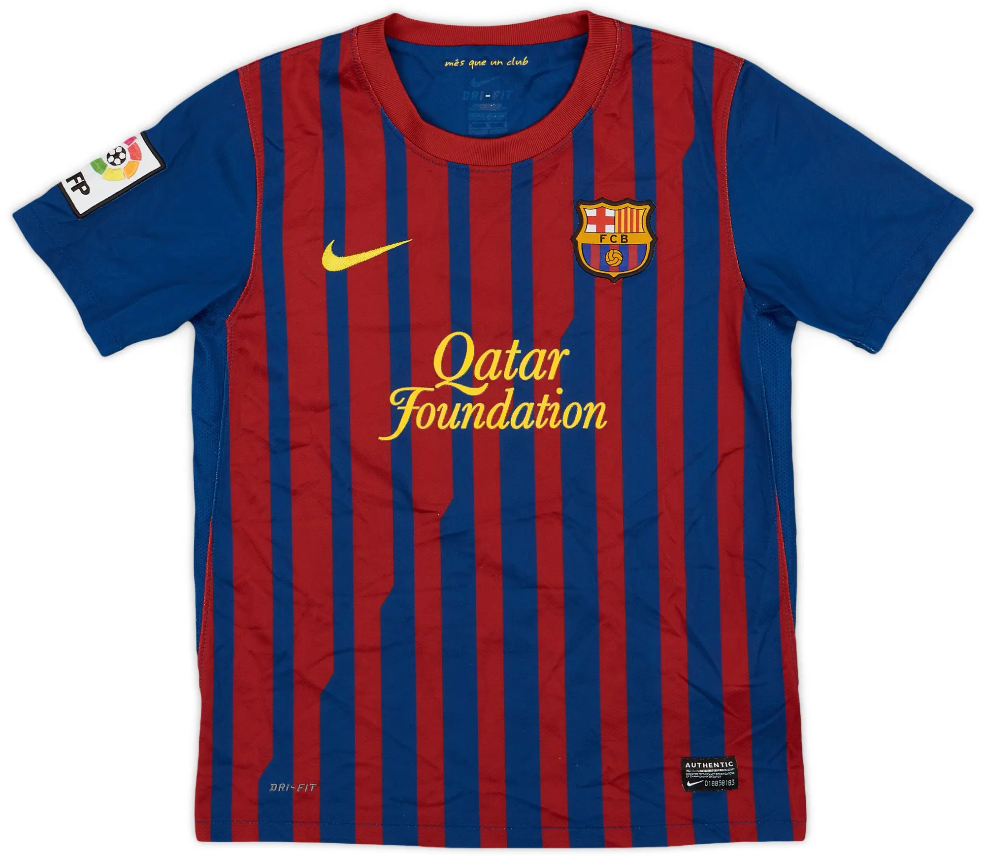 Nike 2011-12 Barcelona Home Shirt - 7/10 - (M.Boys)