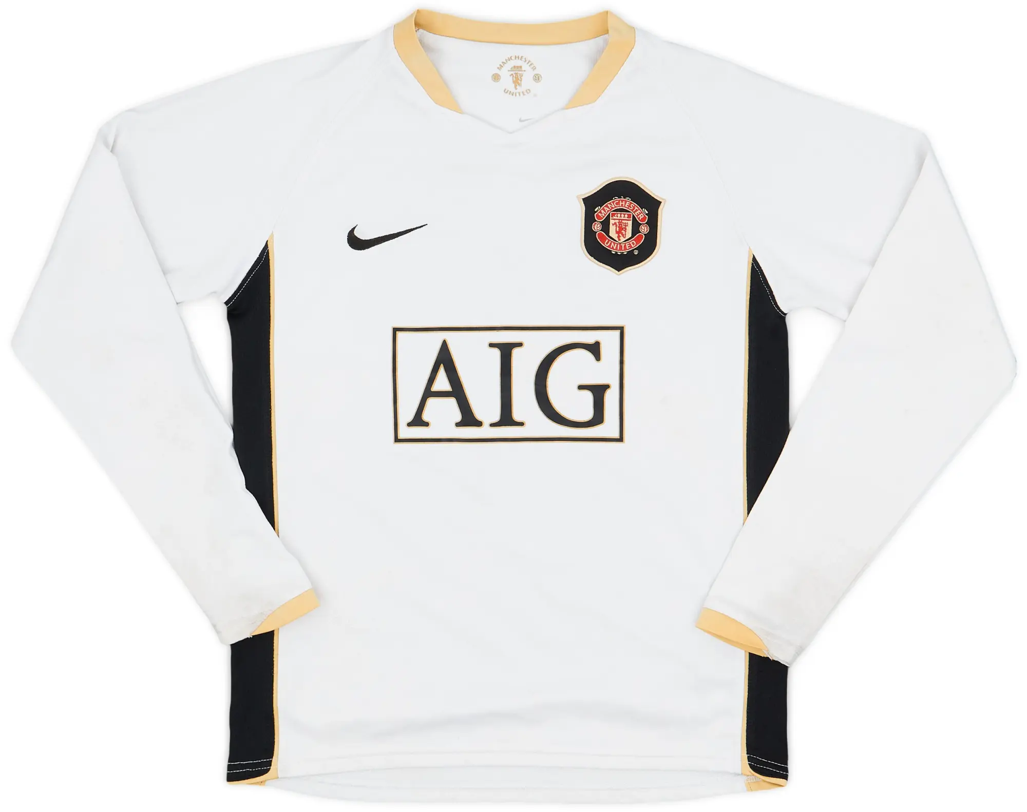 Nike 2006-08 Manchester United Away L/S Shirt - 4/10 - (M.Boys)