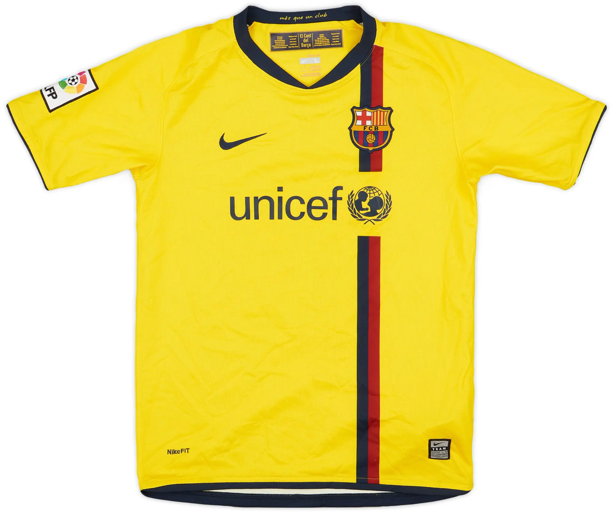 Nike 2008-10 Barcelona Away Shirt - 7/10 - (L.Boys)