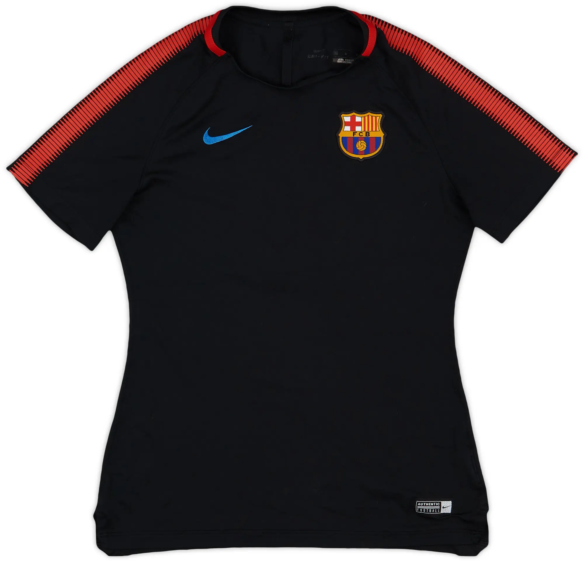 2017-18 Barcelona Nike Training Shirt - 8/10 - (Women's M)