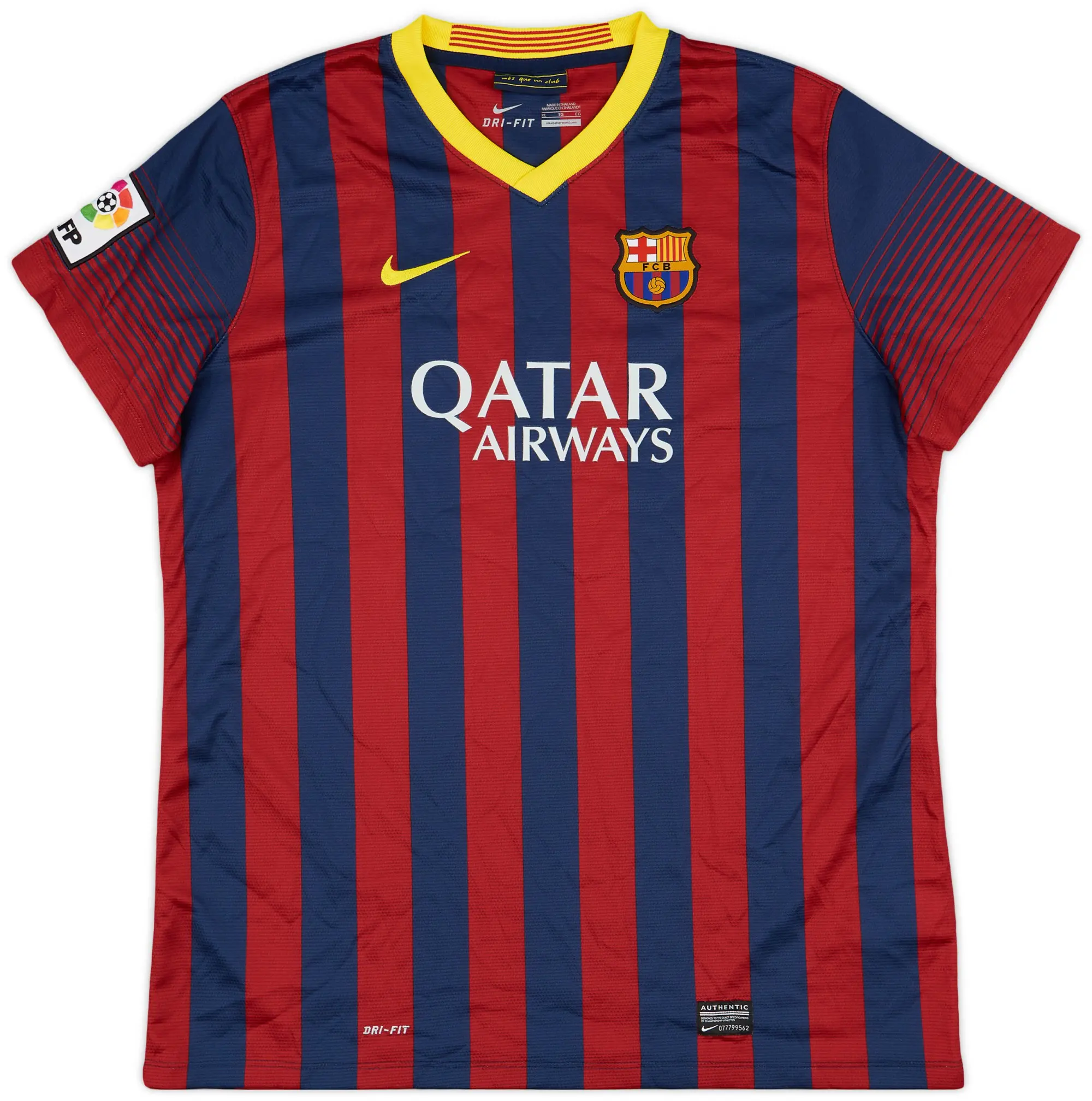 Nike 2013-14 Barcelona Home Shirt - 9/10 - (Women's XL)