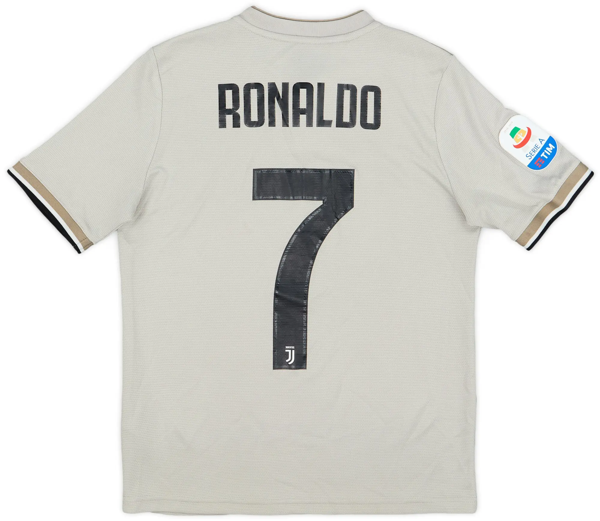 adidas 2018-19 Juventus Away Shirt Ronaldo #7 - 6/10 - (L.Boys)