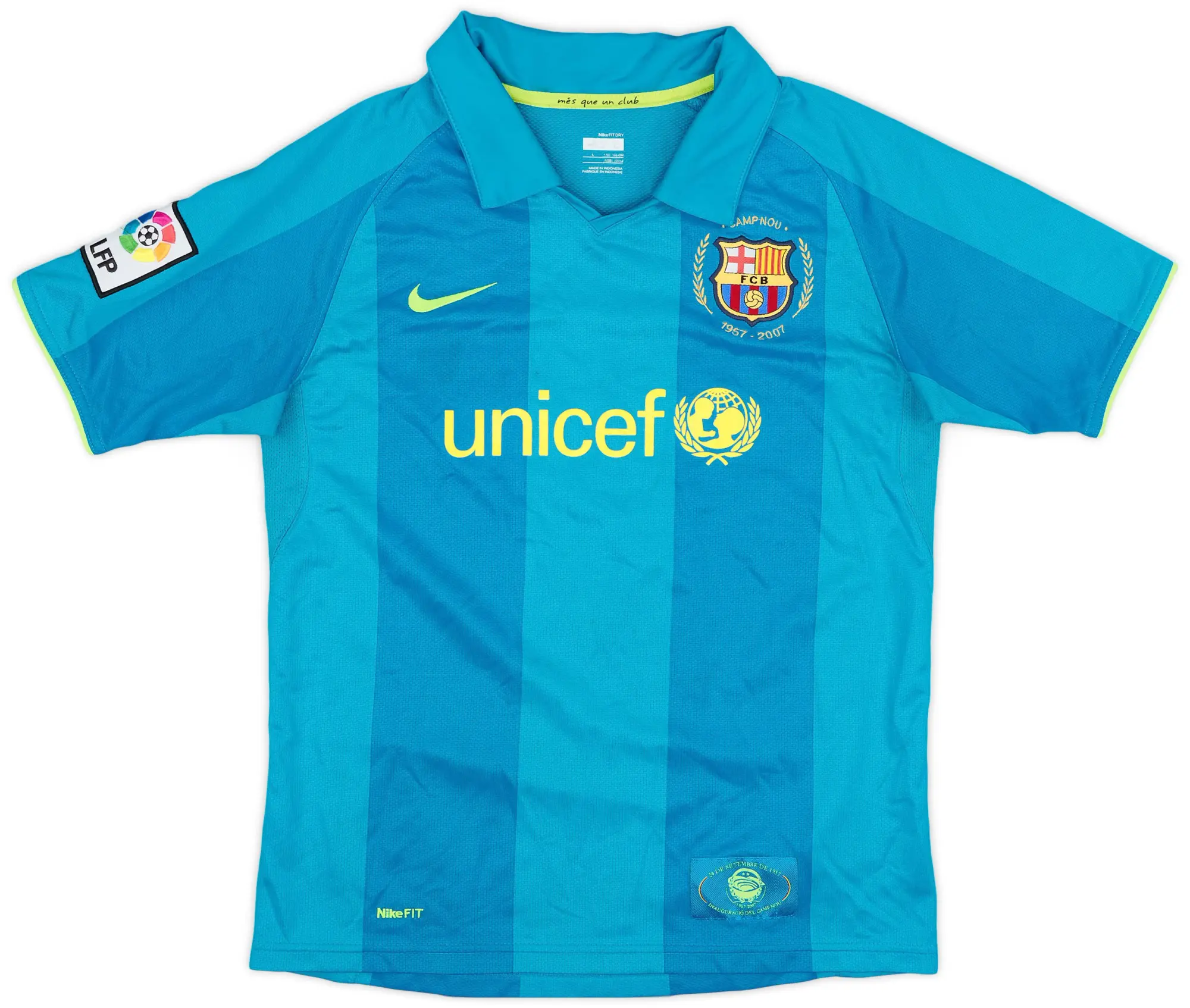 Nike 2007-09 Barcelona Away Shirt - 8/10 - (L.Boys)