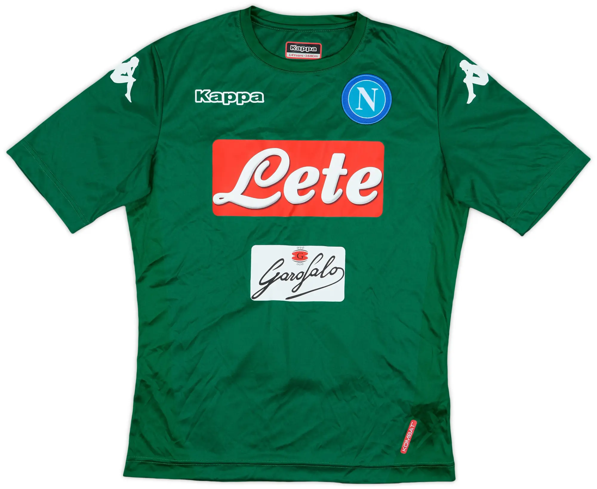 Kappa 2017-18 Napoli European GK S/S Shirt - 9/10 - (XL.Boys)