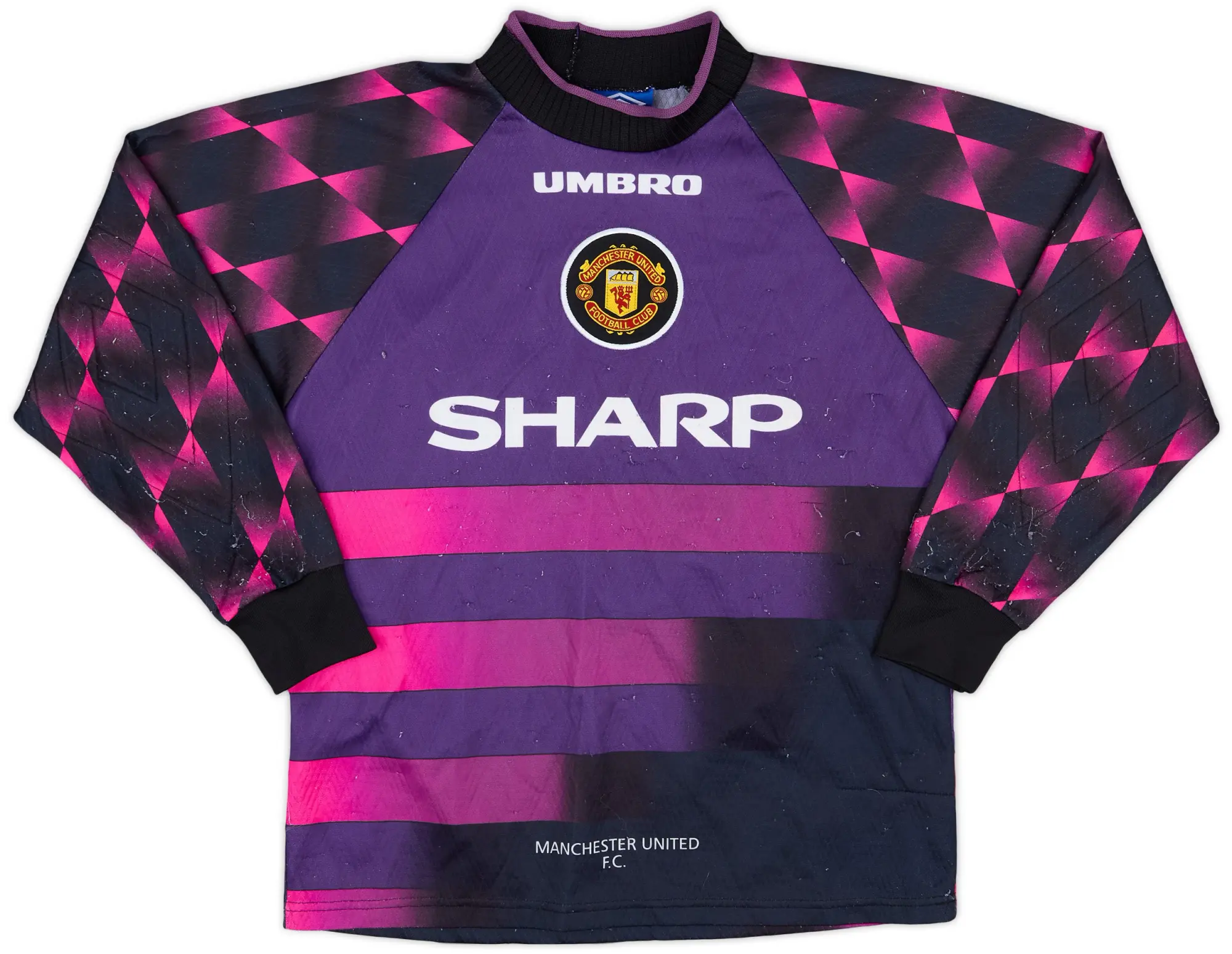 Umbro 1996-97 Manchester United GK Shirt - 5/10 - (Y)