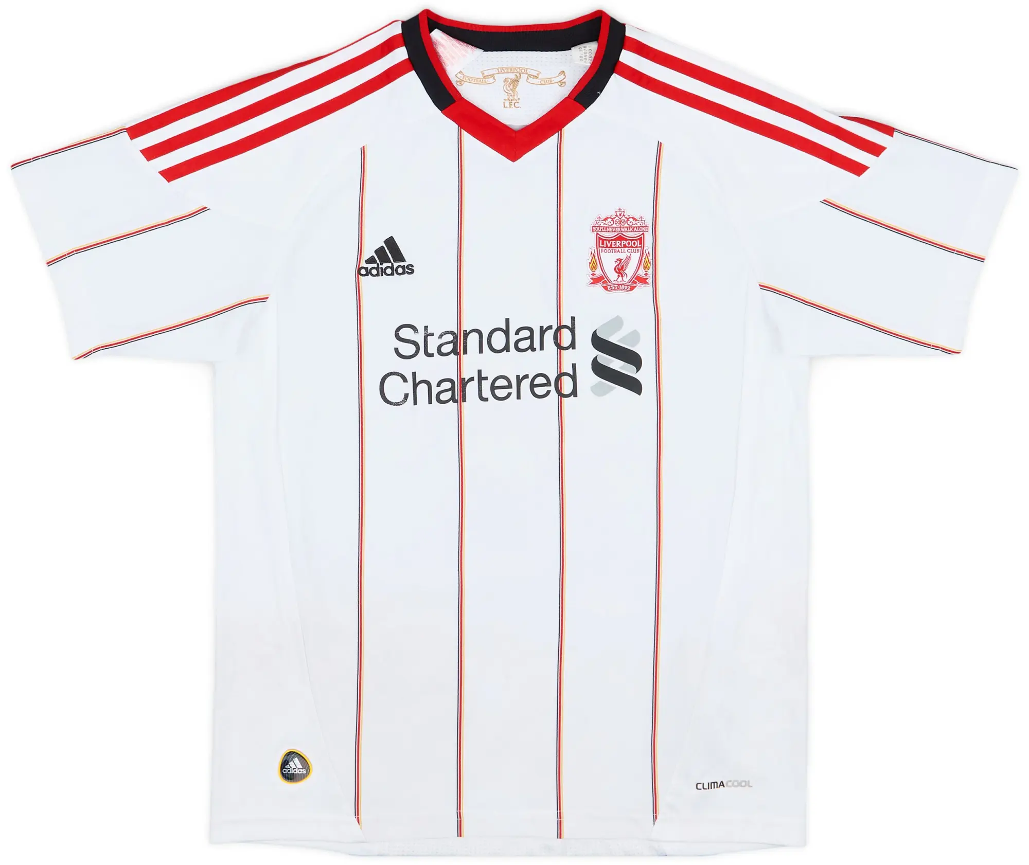 adidas 2010-11 Liverpool Away Shirt - 5/10 - (M.Boys)