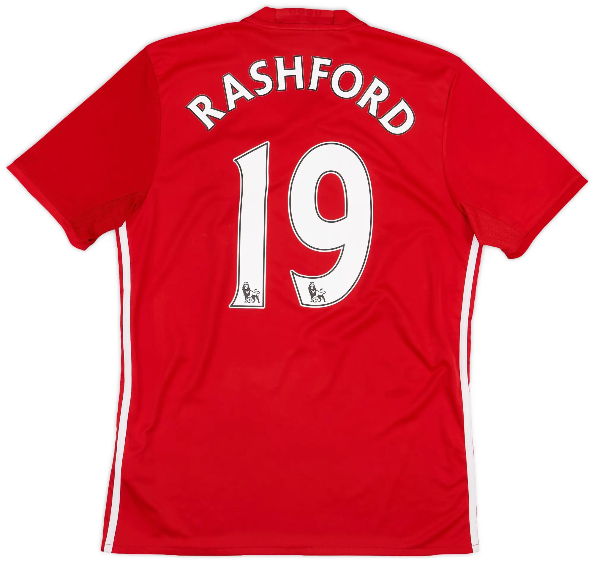 adidas 2016-17 Manchester United Home Shirt Rashford #19 - 7/10 - (M)