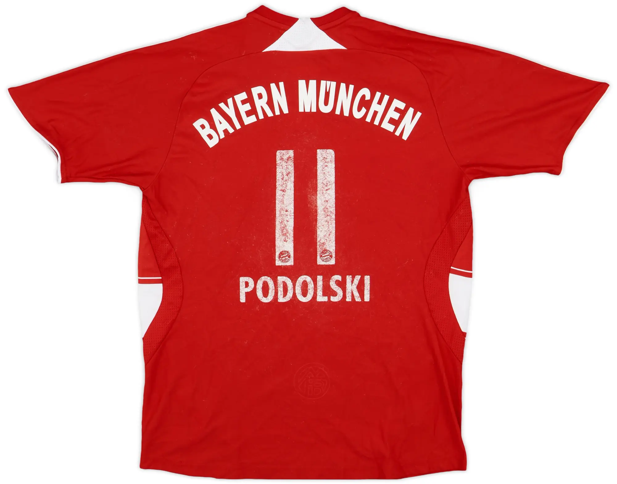 adidas 2008-09 Bayern Munich Home Shirt Podolski #11 - 5/10 - (L.Boys)