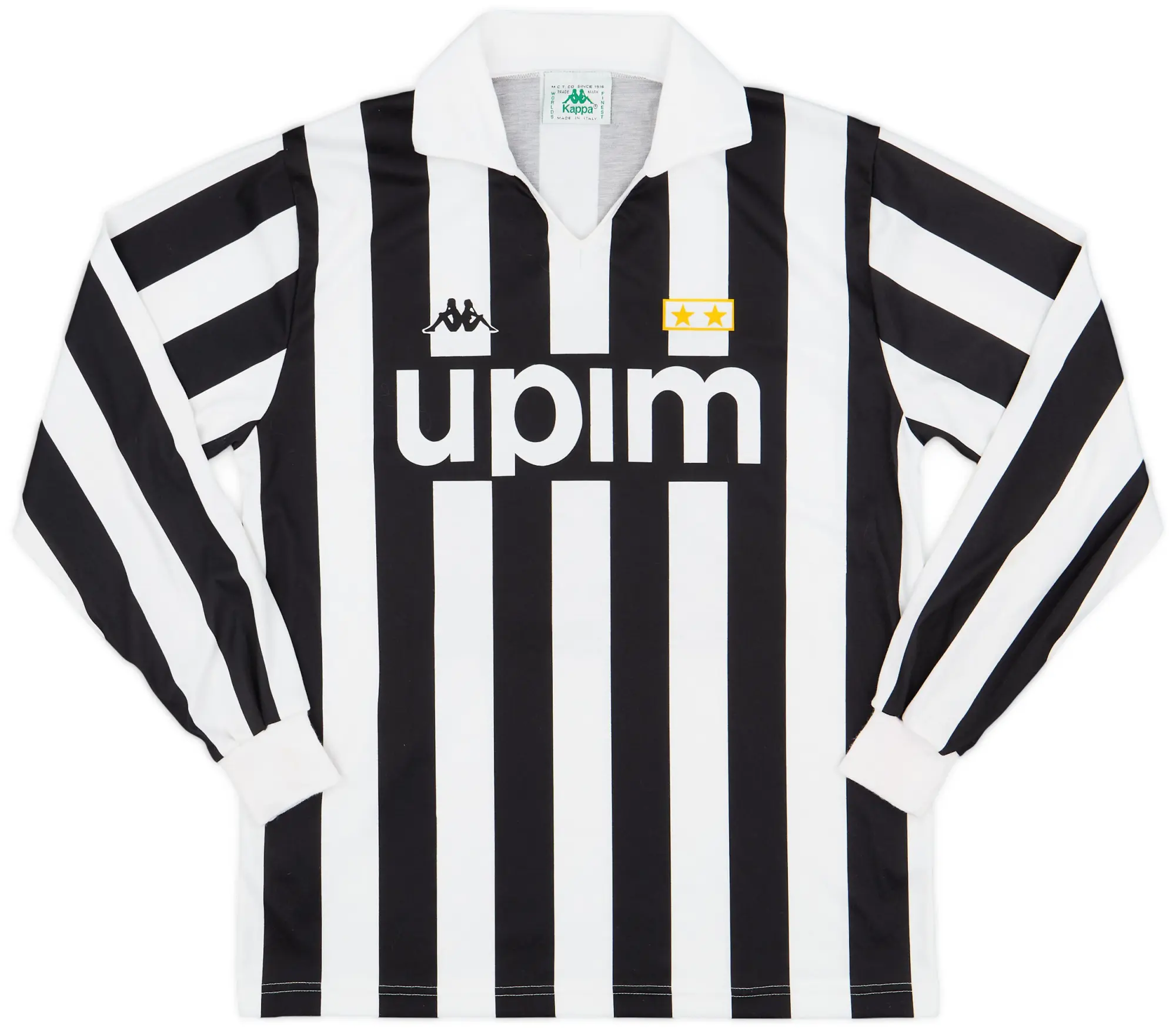 Kappa 1989-90 Juventus Basic Home L/S Shirt #11 - 7/10 - (L)