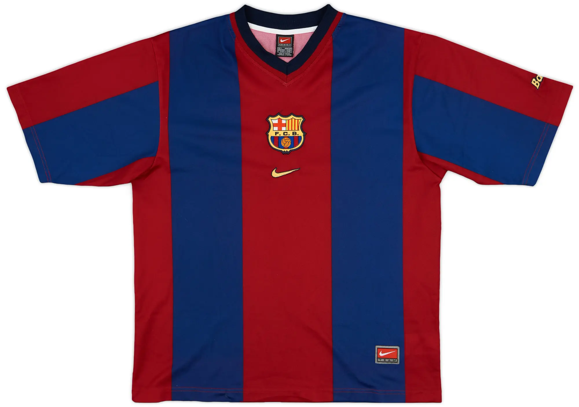 Nike 1998-00 Barcelona Basic Home Shirt - 9/10 - (L)