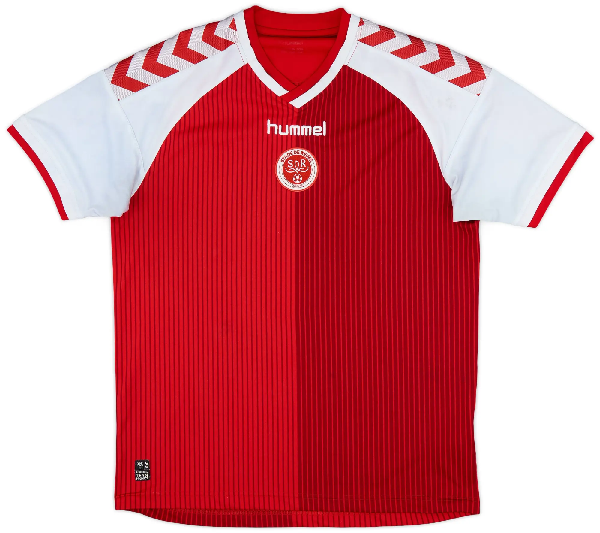 Hummel 2014-15 Stade Reims Home Shirt - 6/10 - (L)