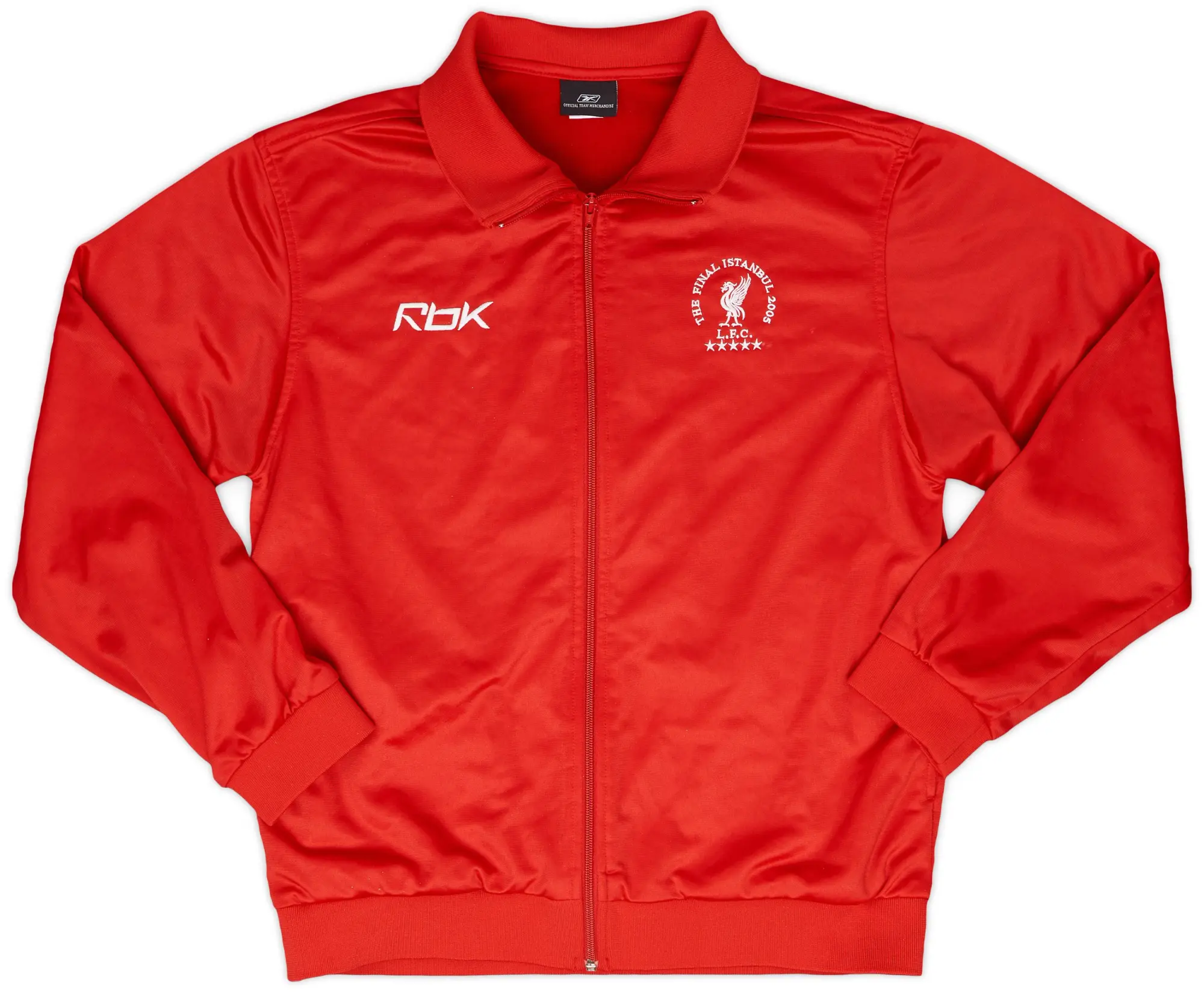 2005 Liverpool Reebok 'The Final Istanbul' Track Jacket - 8/10 - (M)