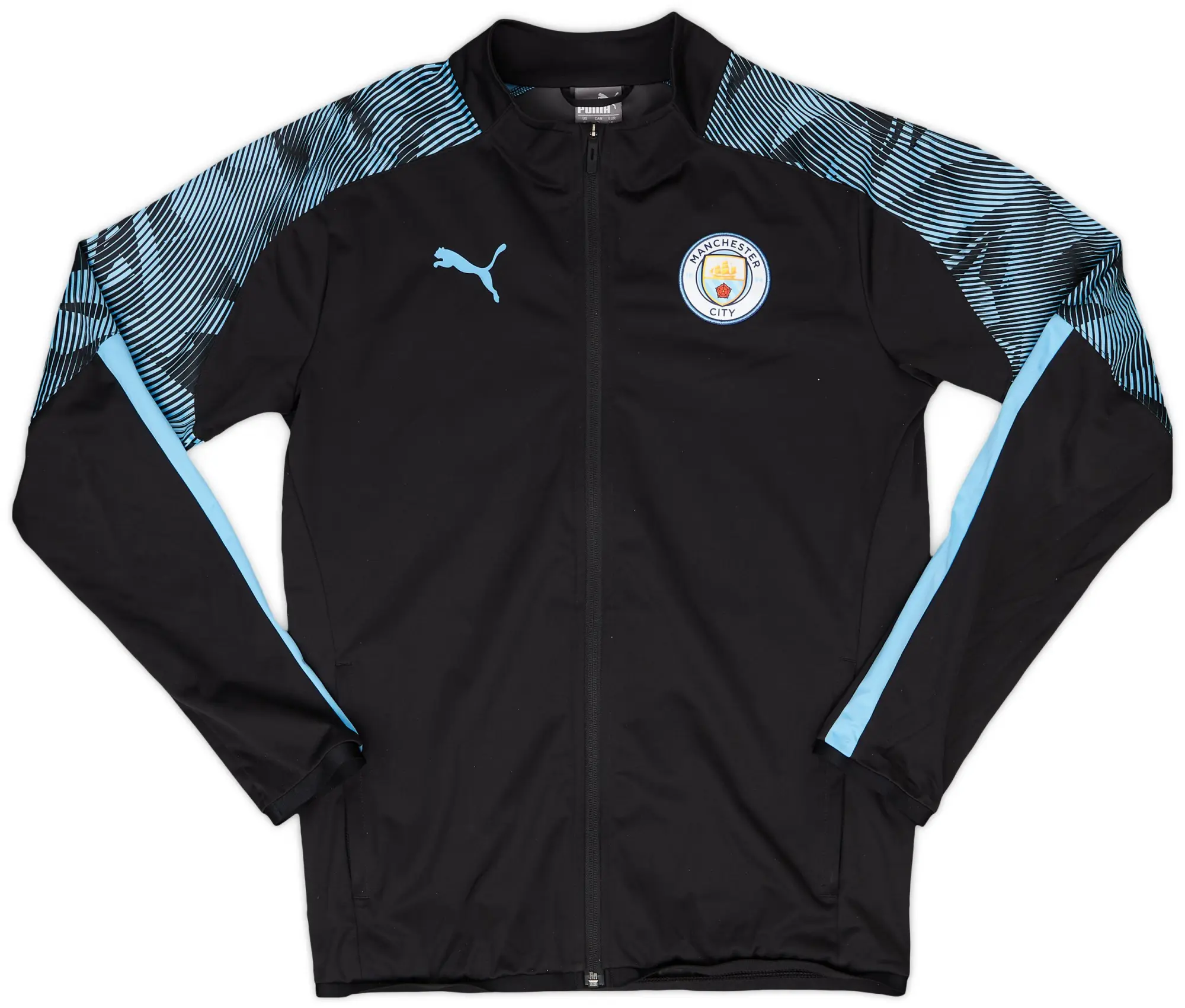 2019-20 Manchester City Puma Rain Jacket - 8/10 - (S)