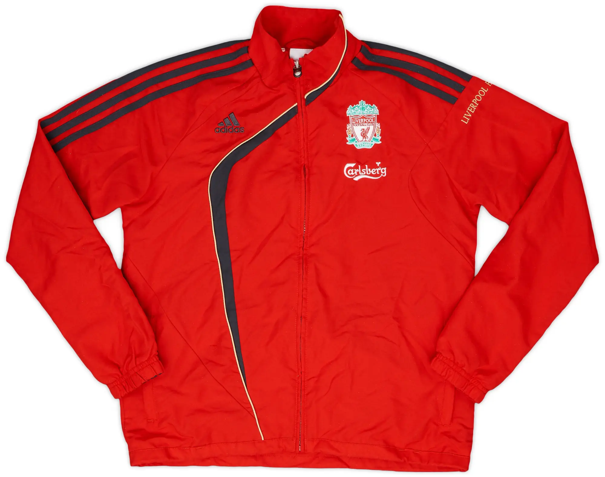 2009-10 Liverpool adidas Track Jacket - 9/10 - (M.Boys)