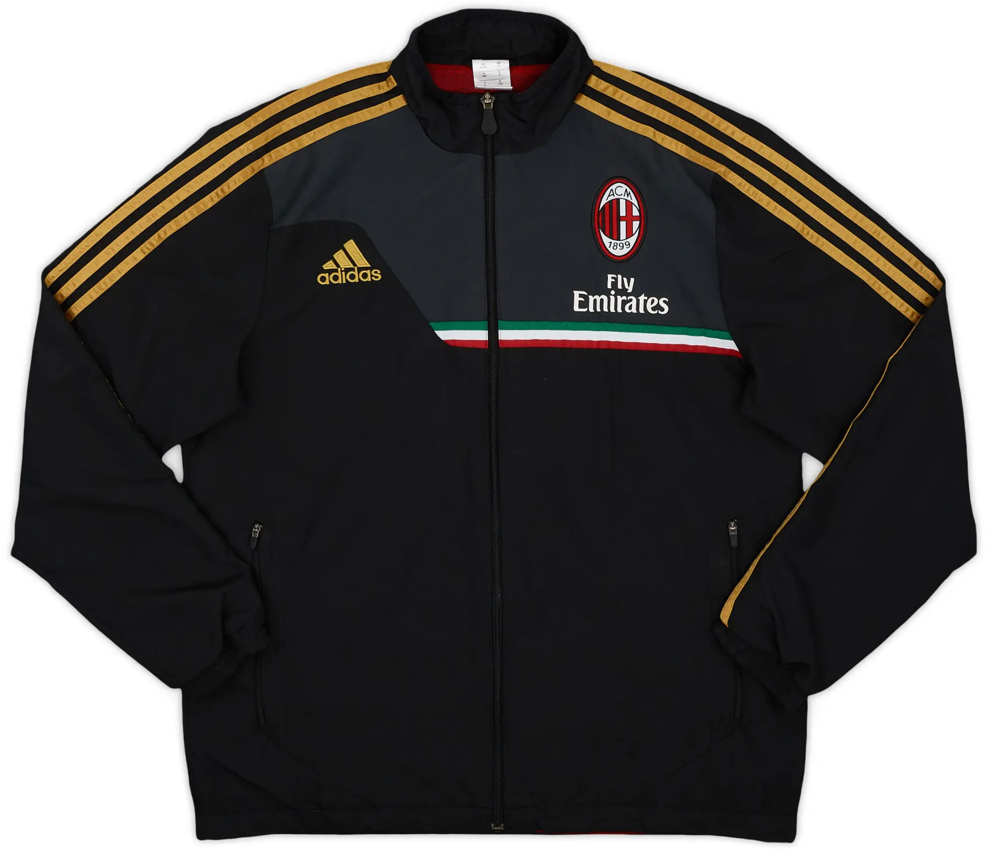 2013-14 AC Milan adidas Track Jacket - 10/10 - (M/L)