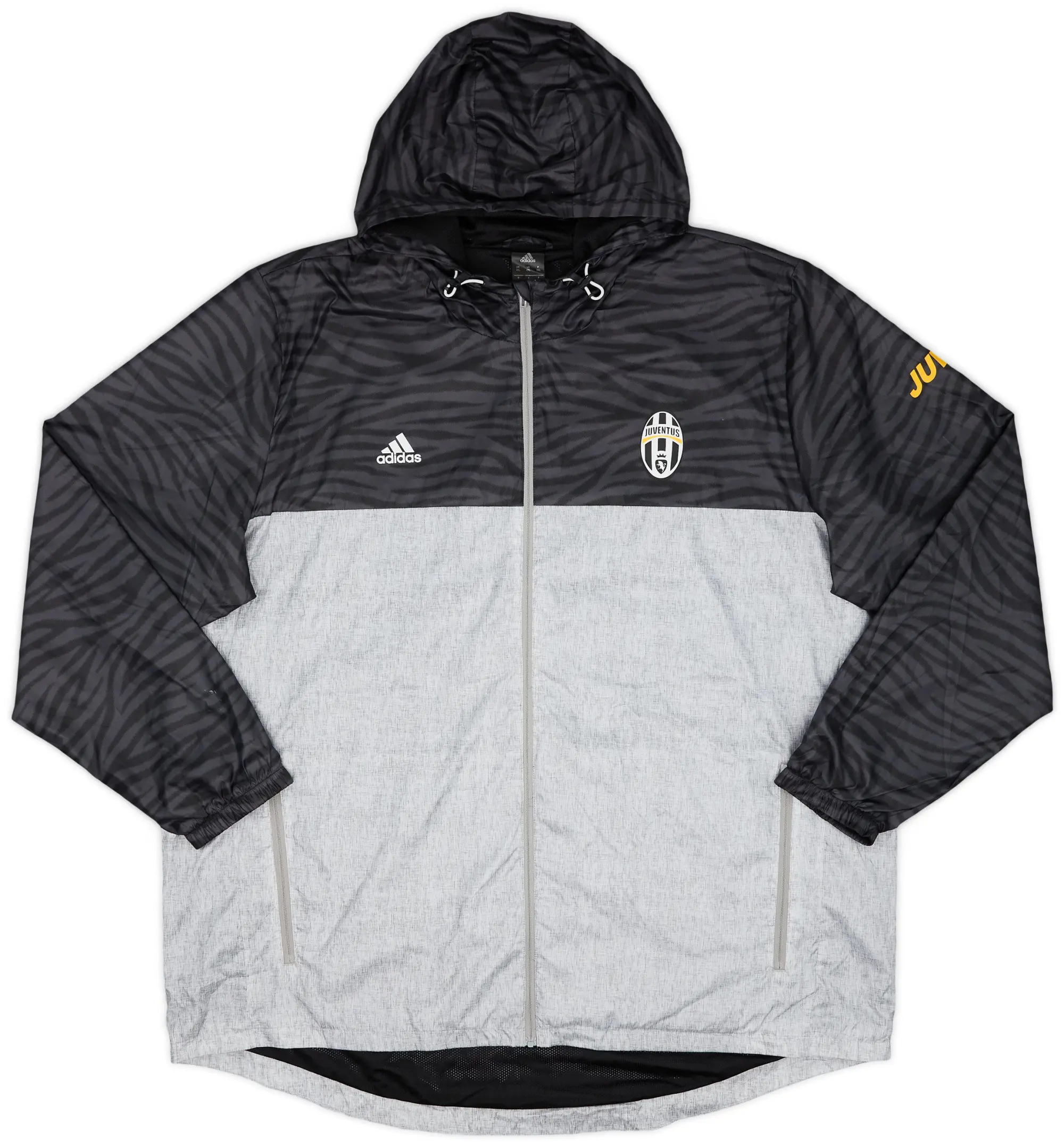 2016-17 Juventus adidas Hooded Rain Jacket - 8/10 - (XXL)