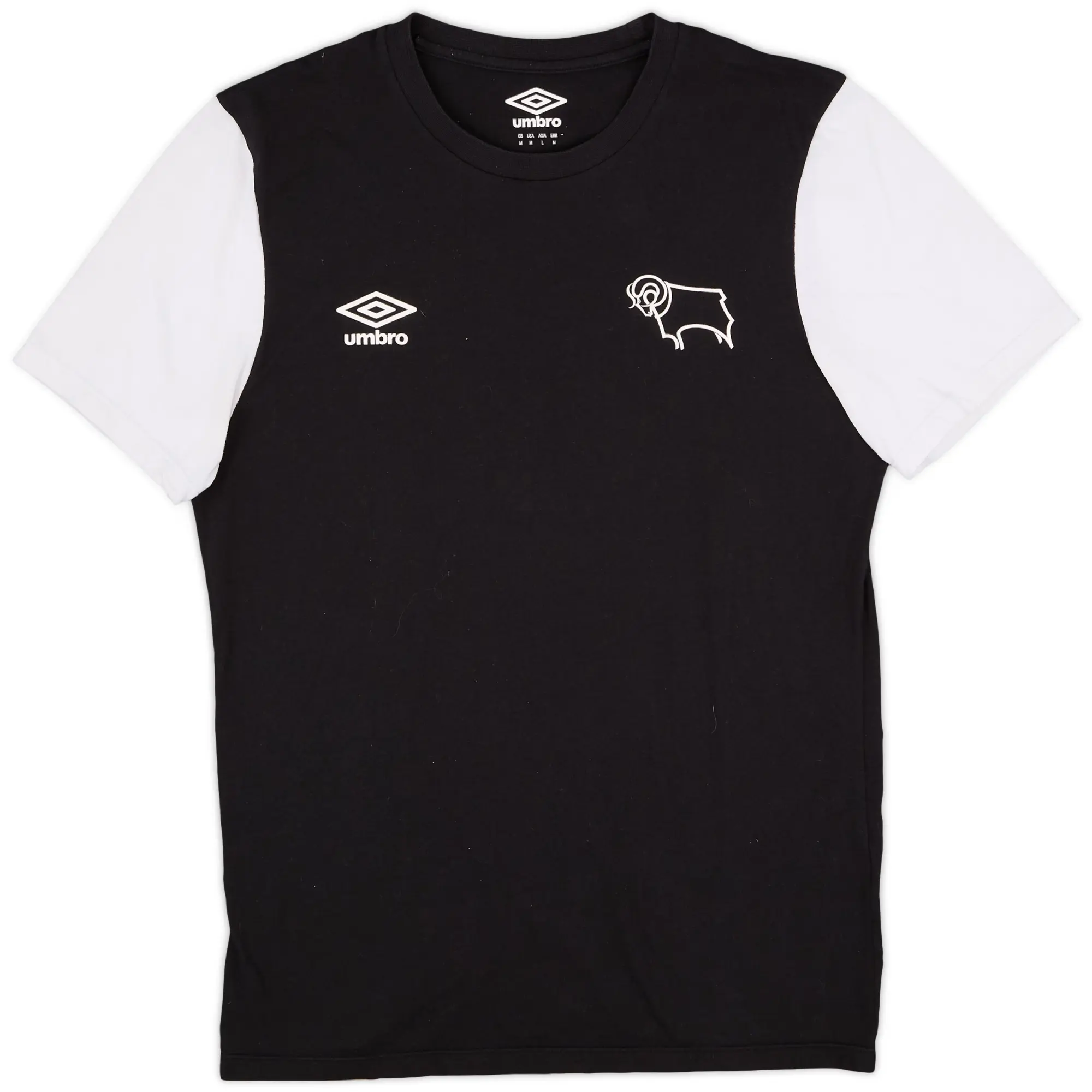 2014-15 Derby County Umbro Cotton Tee - 7/10 - (M)