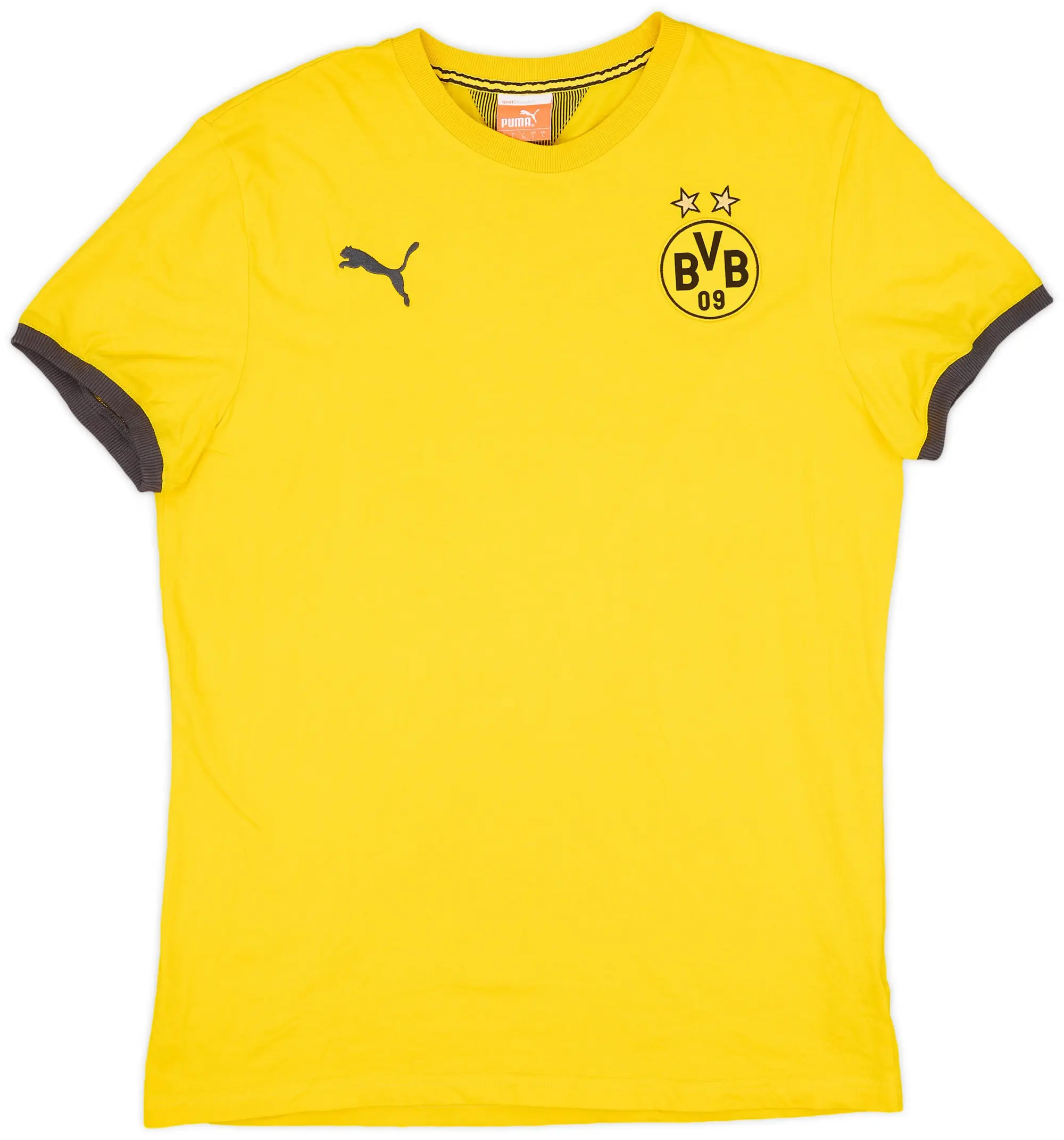 2013-14 Borussia Dortmund Puma Cotton Tee - 8/10 - (L)