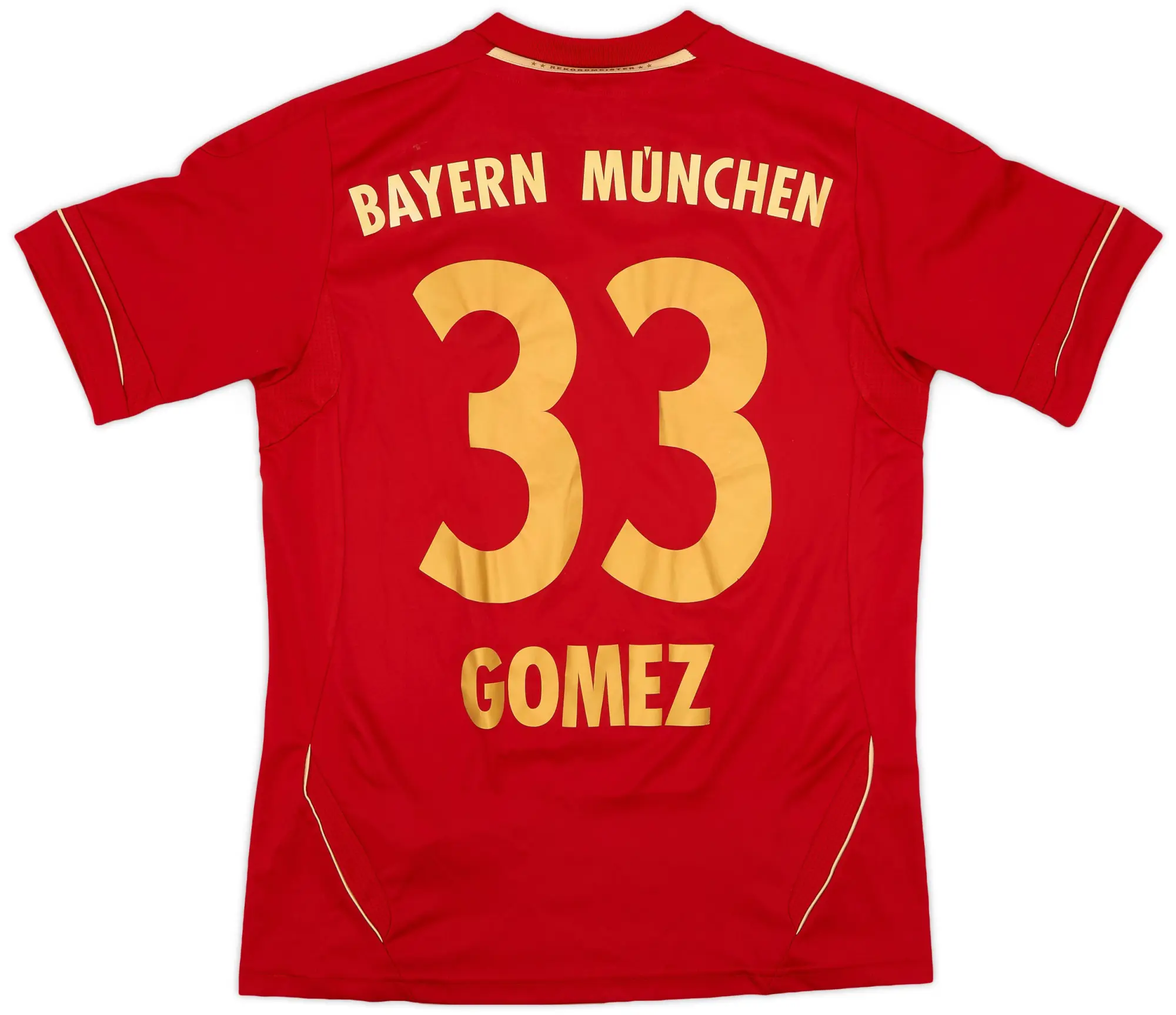 adidas 2012-13 Bayern Munich Home Shirt Gomez #33 - 8/10 - (L.Boys)