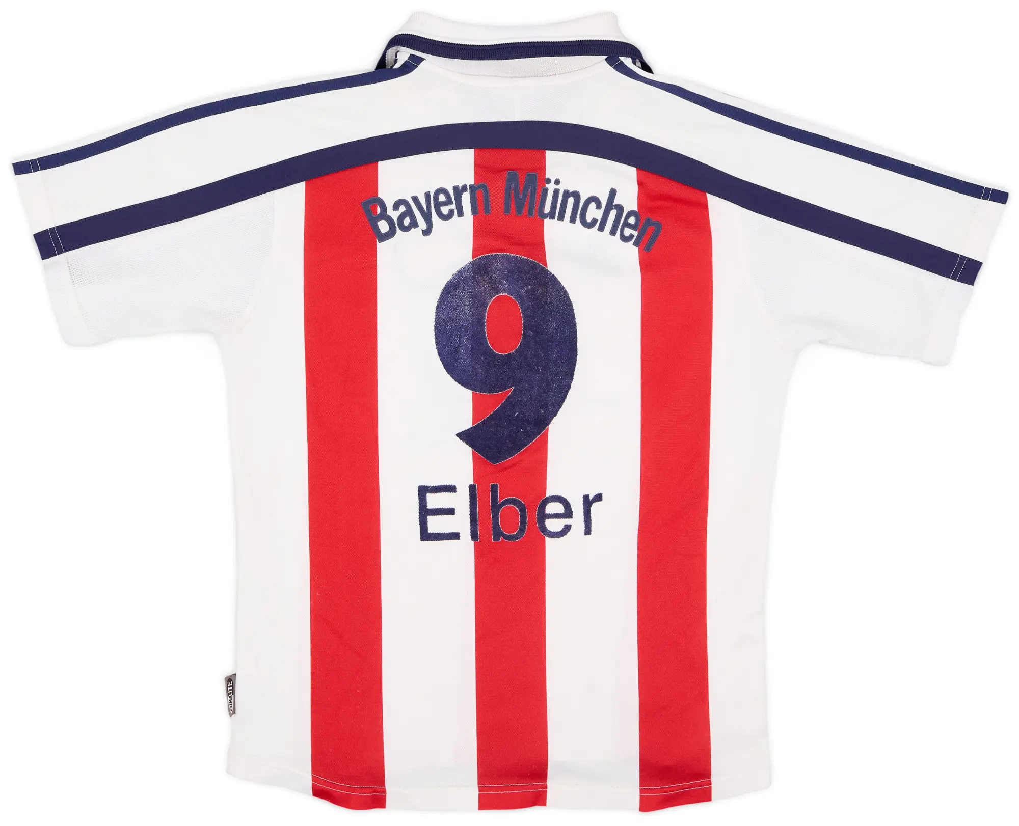 adidas 2000-01 Bayern Munich Away Shirt Elber #9 - 6/10 - (L.Boys)