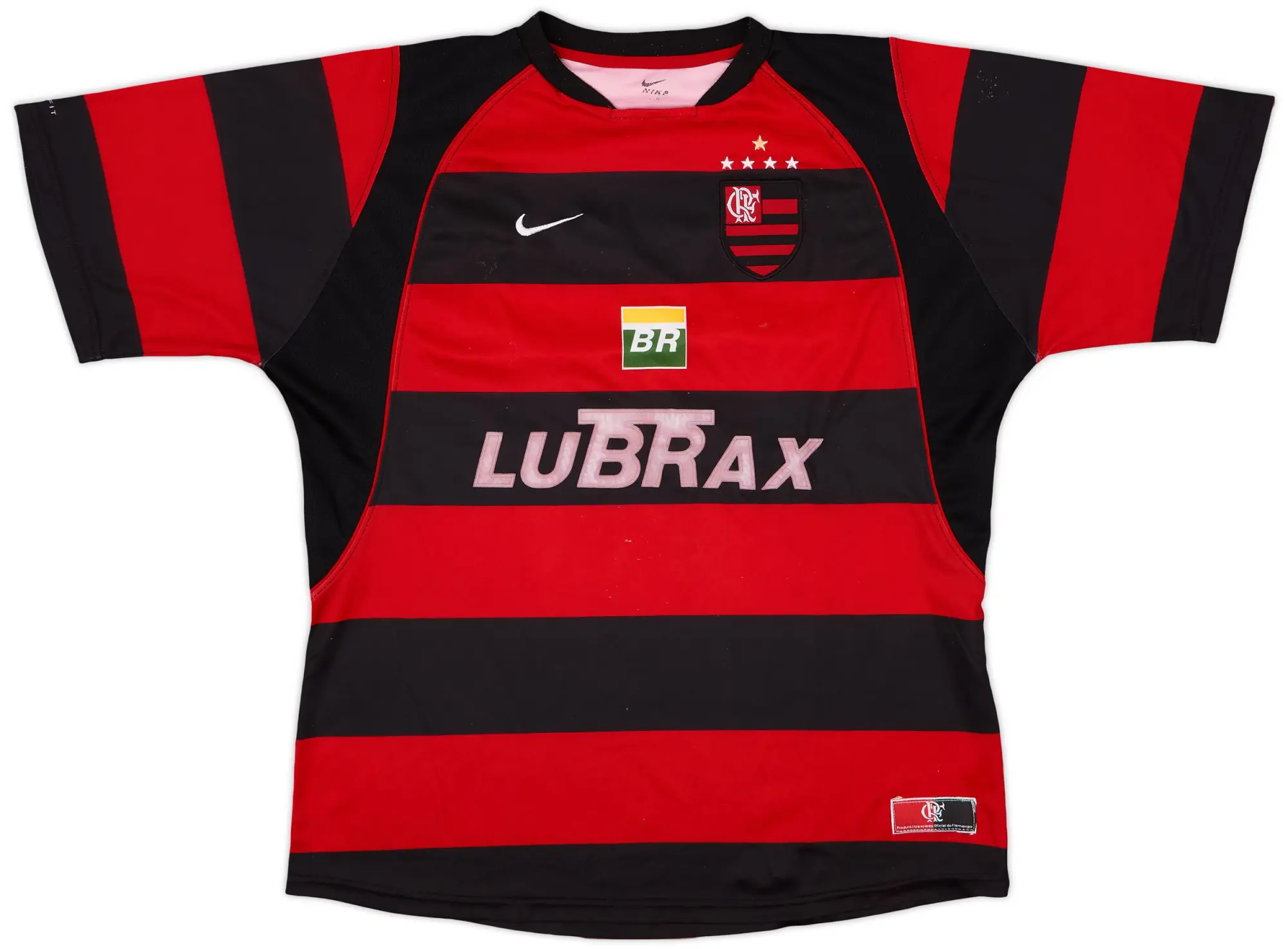 Nike 2002-04 Flamengo Home Shirt #10 - 5/10 - (XL)