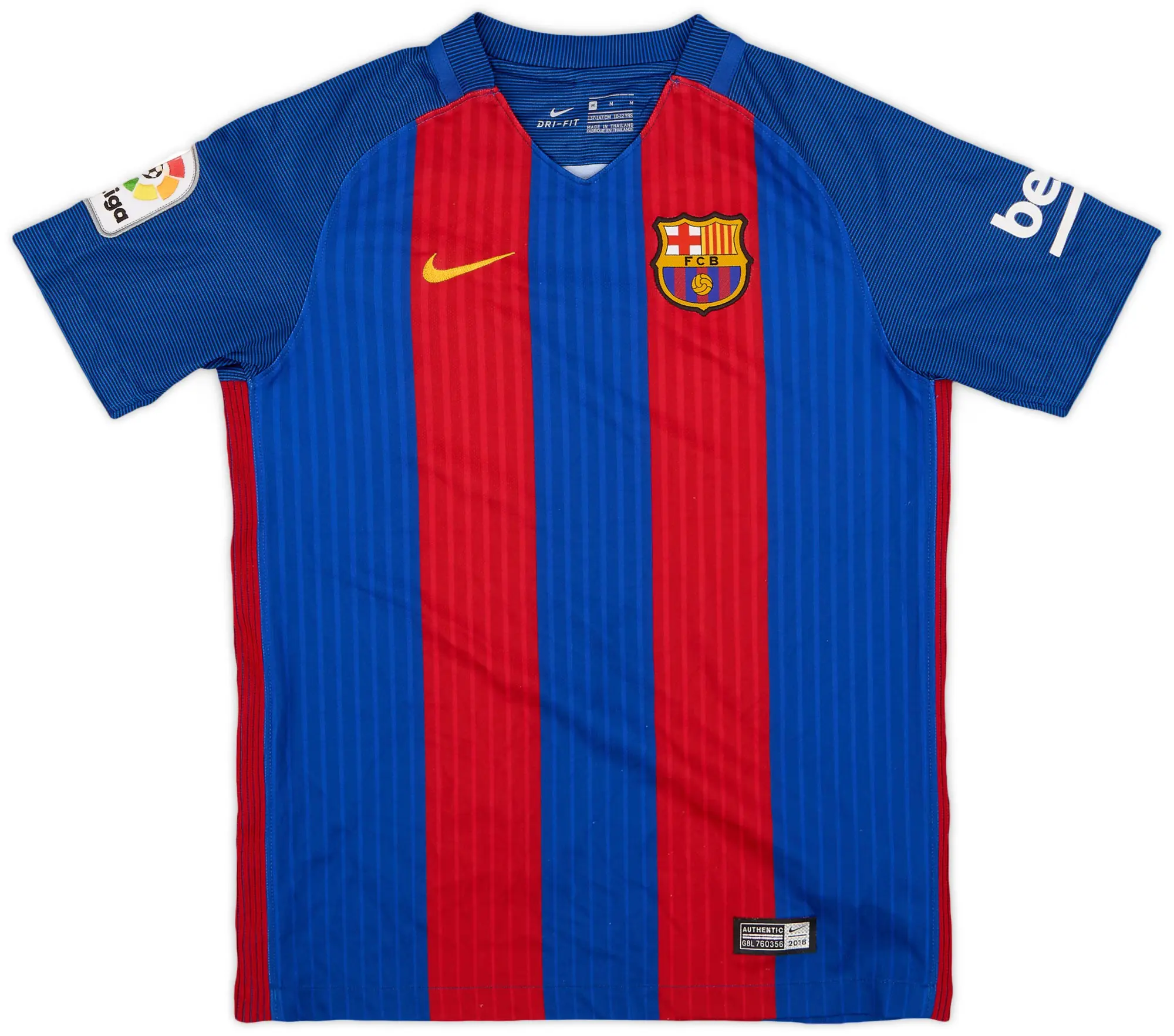 Nike 2016-17 Barcelona Home Shirt - 8/10 - (M.Boys)