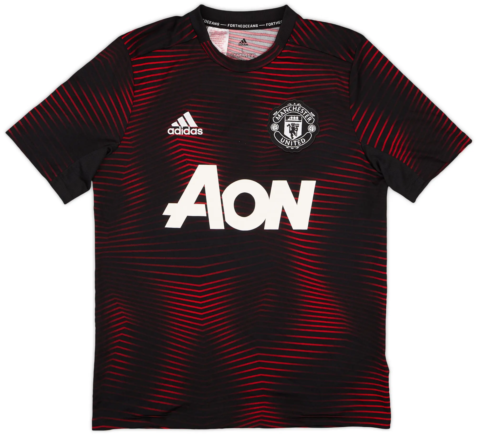 2018-19 Manchester United adidas Training Shirt - 8/10 - (L.Boys)