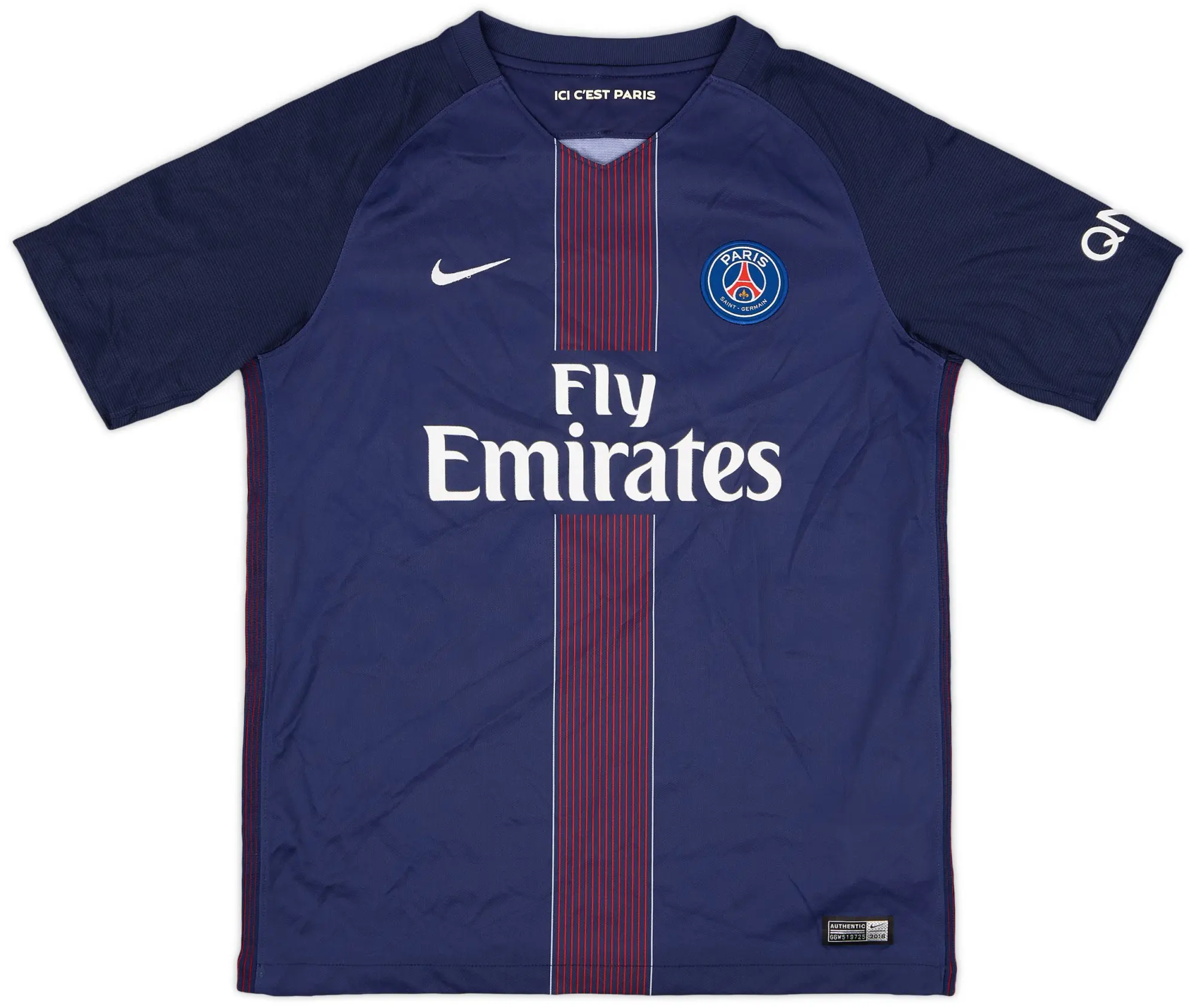 Nike 2017-18 Paris Saint-Germain Home Shirt - 8/10 - (XL.Boys)