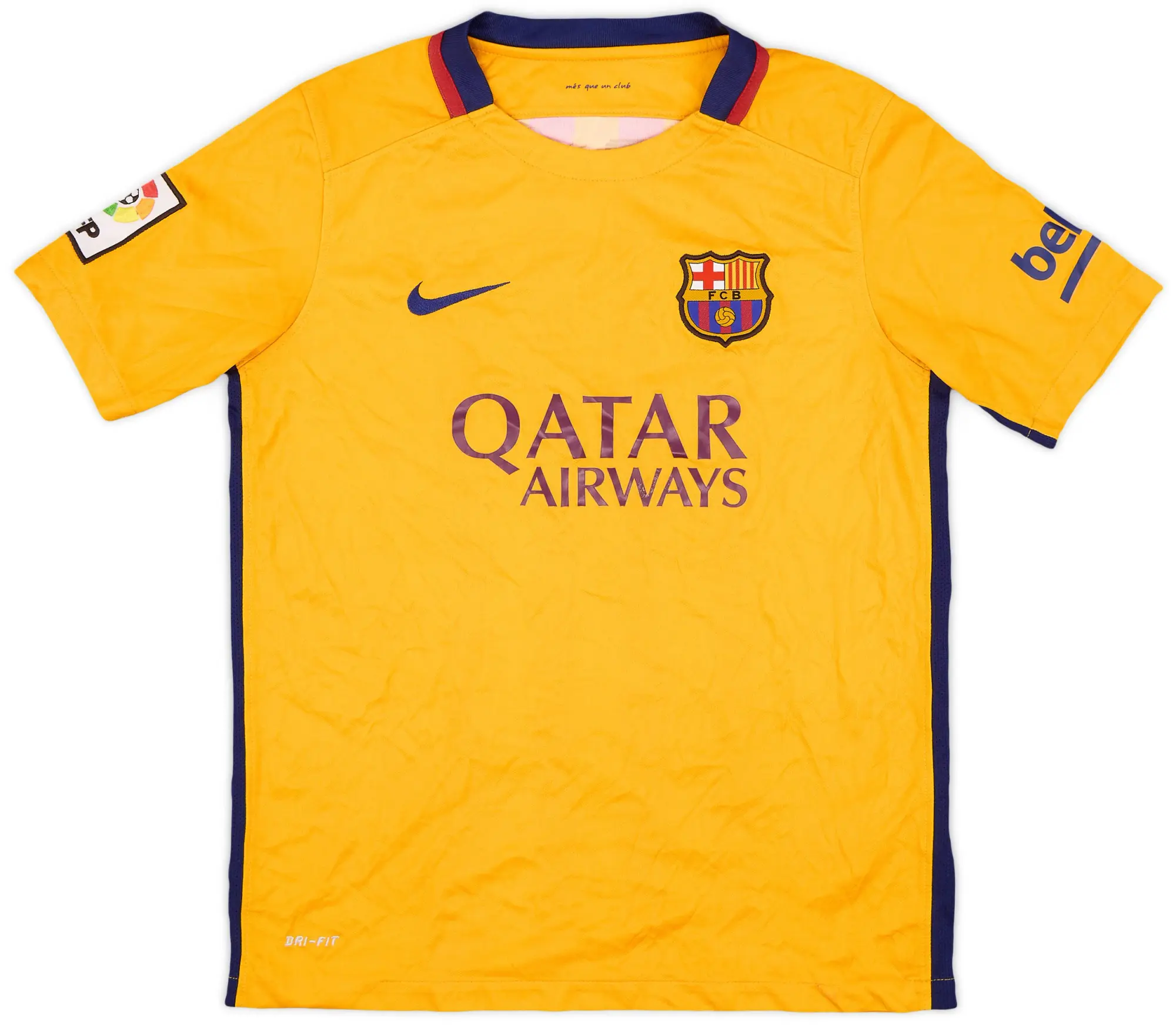 Nike 2015-16 Barcelona Away Shirt - 5/10 - (L.Boys)