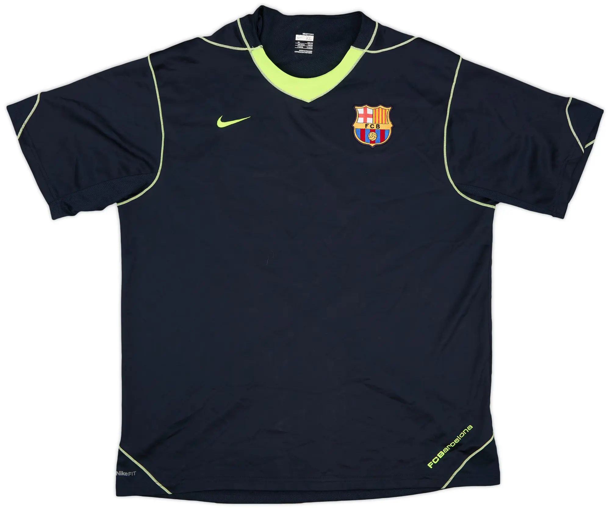 2007-08 Barcelona Nike Training Shirt - 8/10 - (XL)