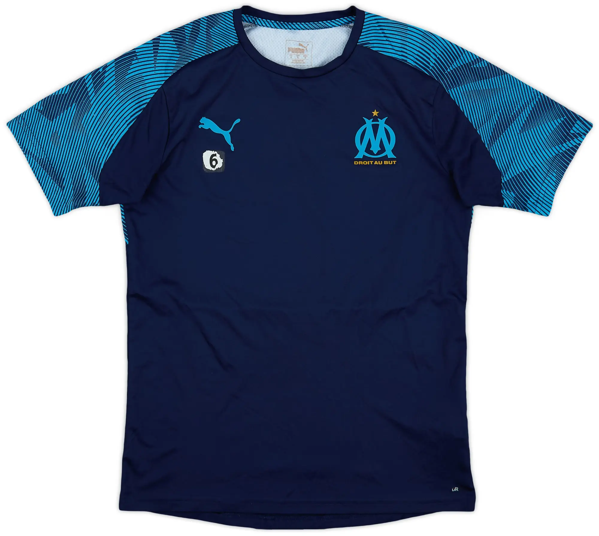 2019-20 Olympique Marseille Player Issue Puma Training Shirt #6 - 4/10 - (M)