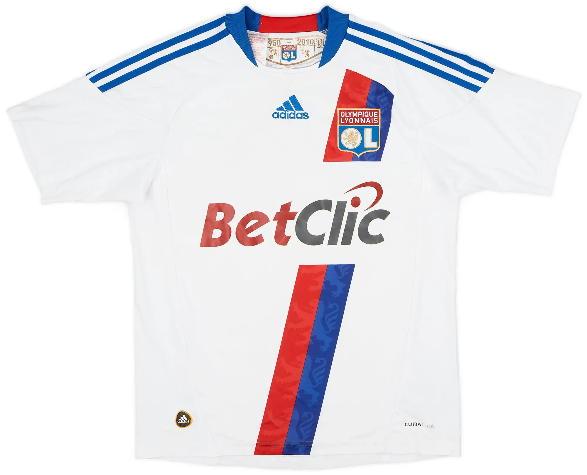 adidas 2010-11 Lyon Home Shirt - 8/10 - (L.Boys)