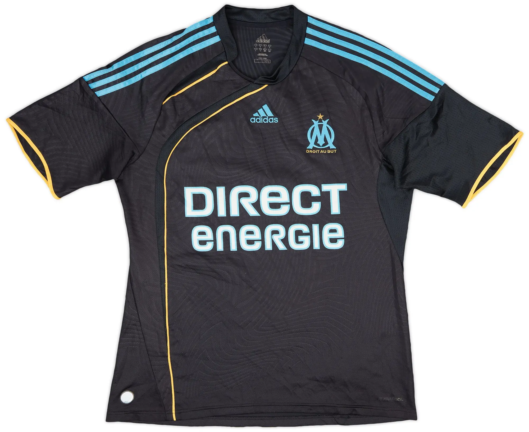 adidas 2009-10 Olympique Marseille Third Shirt - 7/10 - (L)