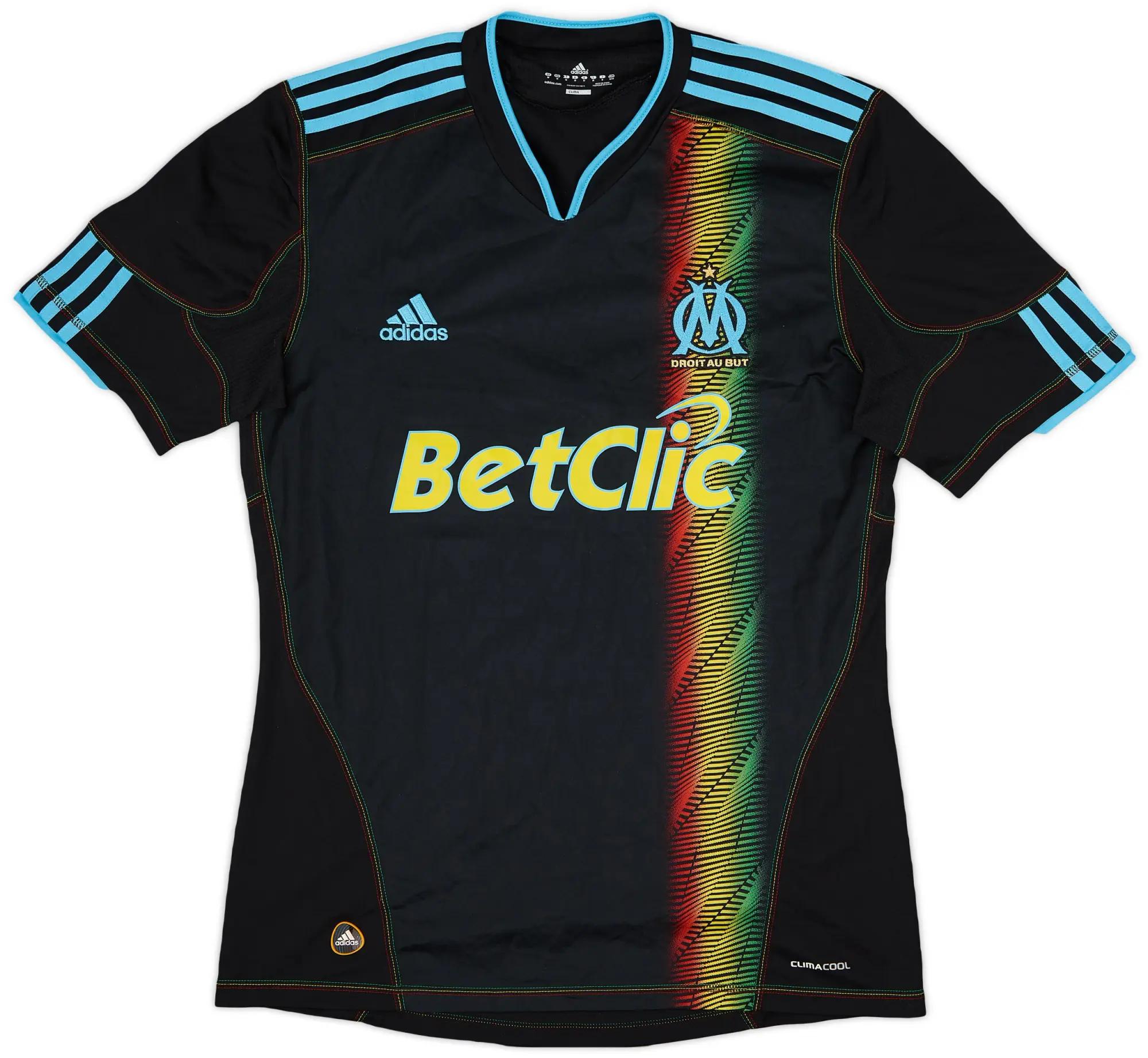 adidas 2010-11 Olympique Marseille Third Shirt - 8/10 - (M)