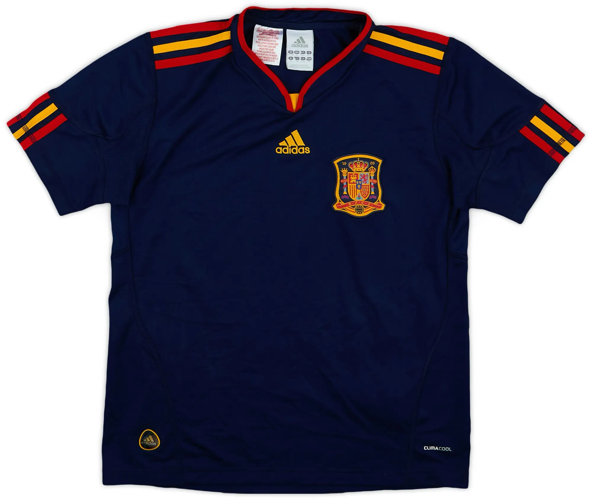 adidas 2010-11 Spain Away Shirt - 9/10 - (M.Boys)