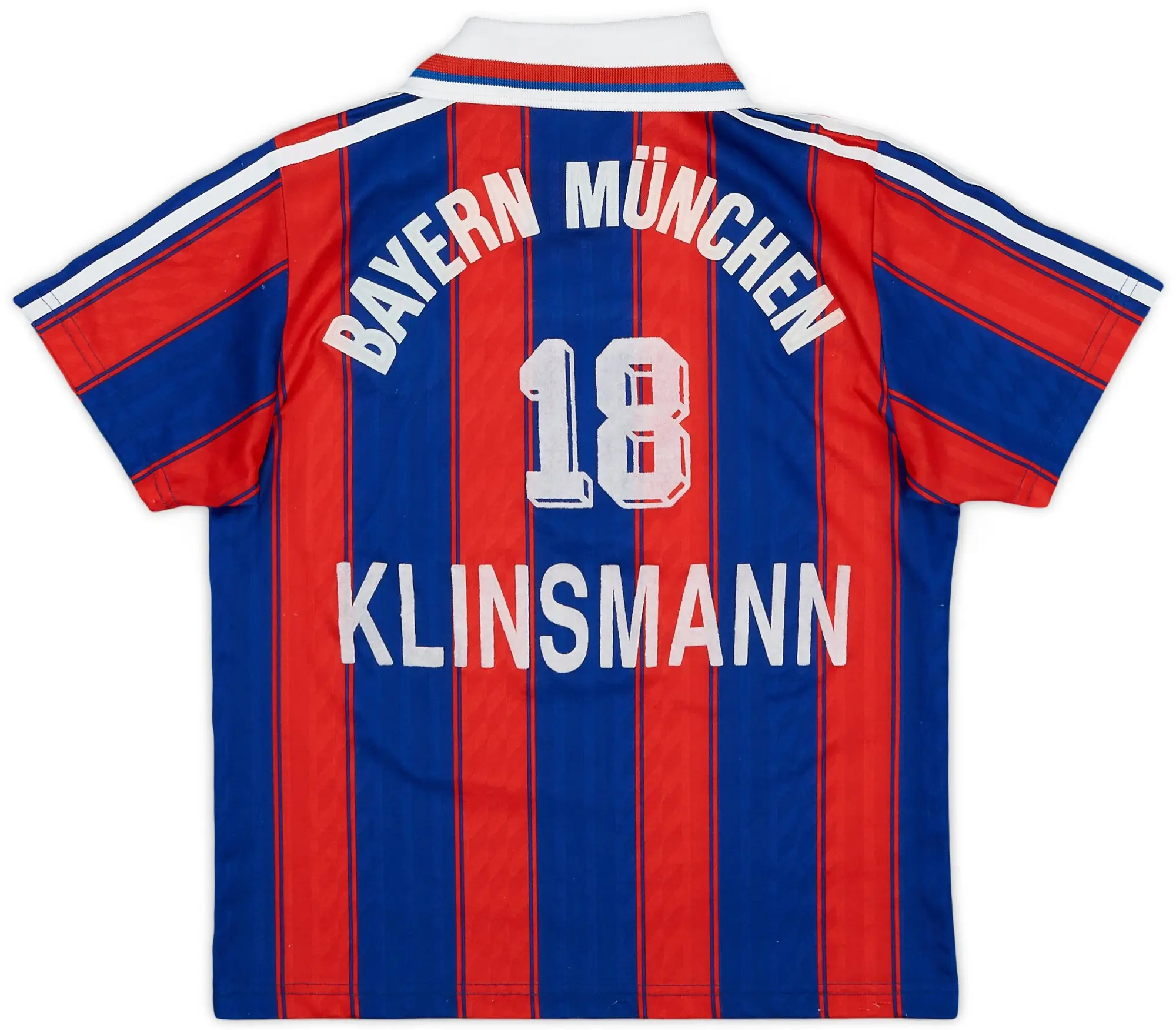 adidas 1995-97 Bayern Munich Home Shirt Klinsmann #18 - 5/10 - (M.Boys)