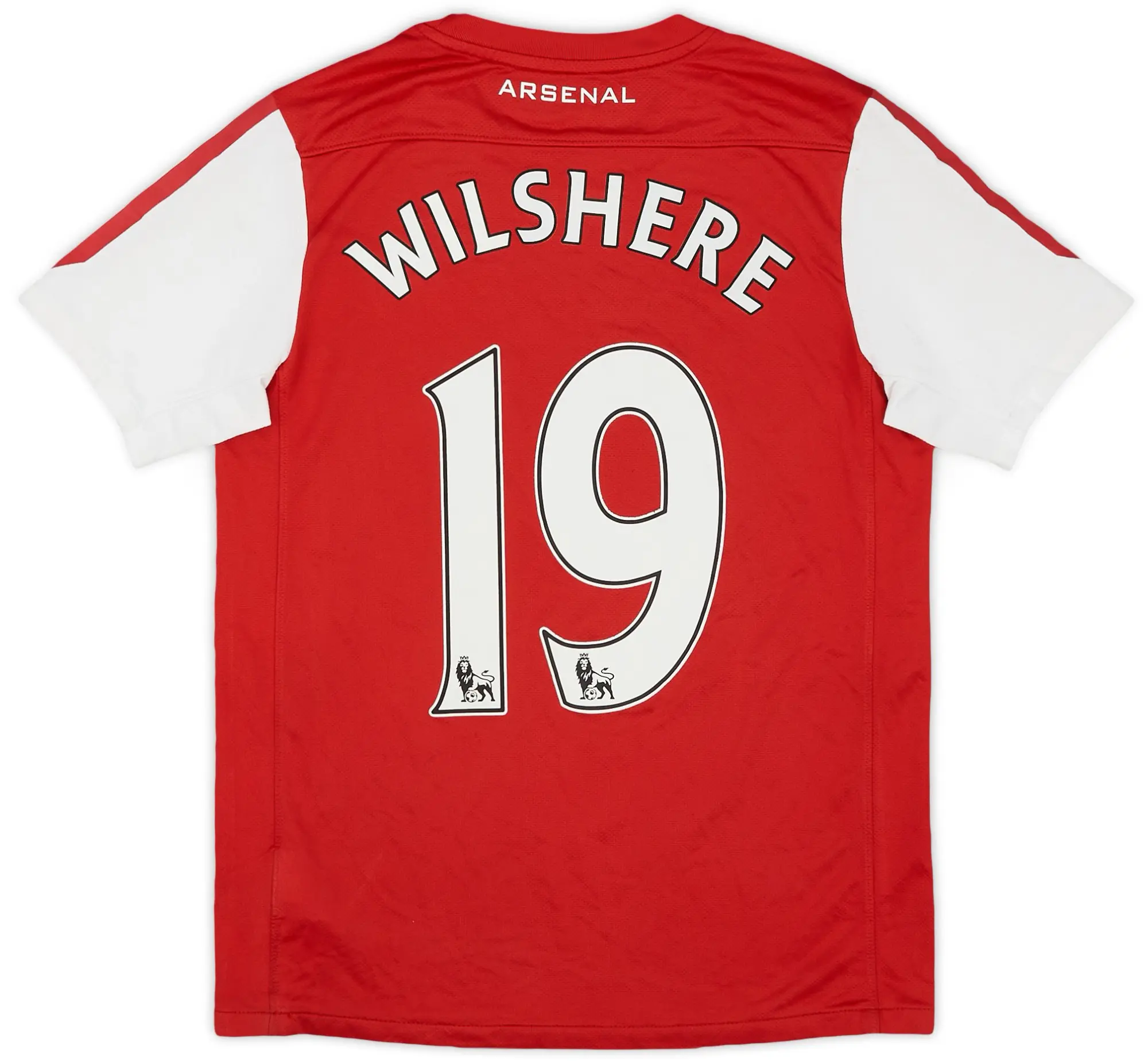 Nike 2011-12 Arsenal Home Shirt Wilshere #19 - 6/10 - (L.Boys)