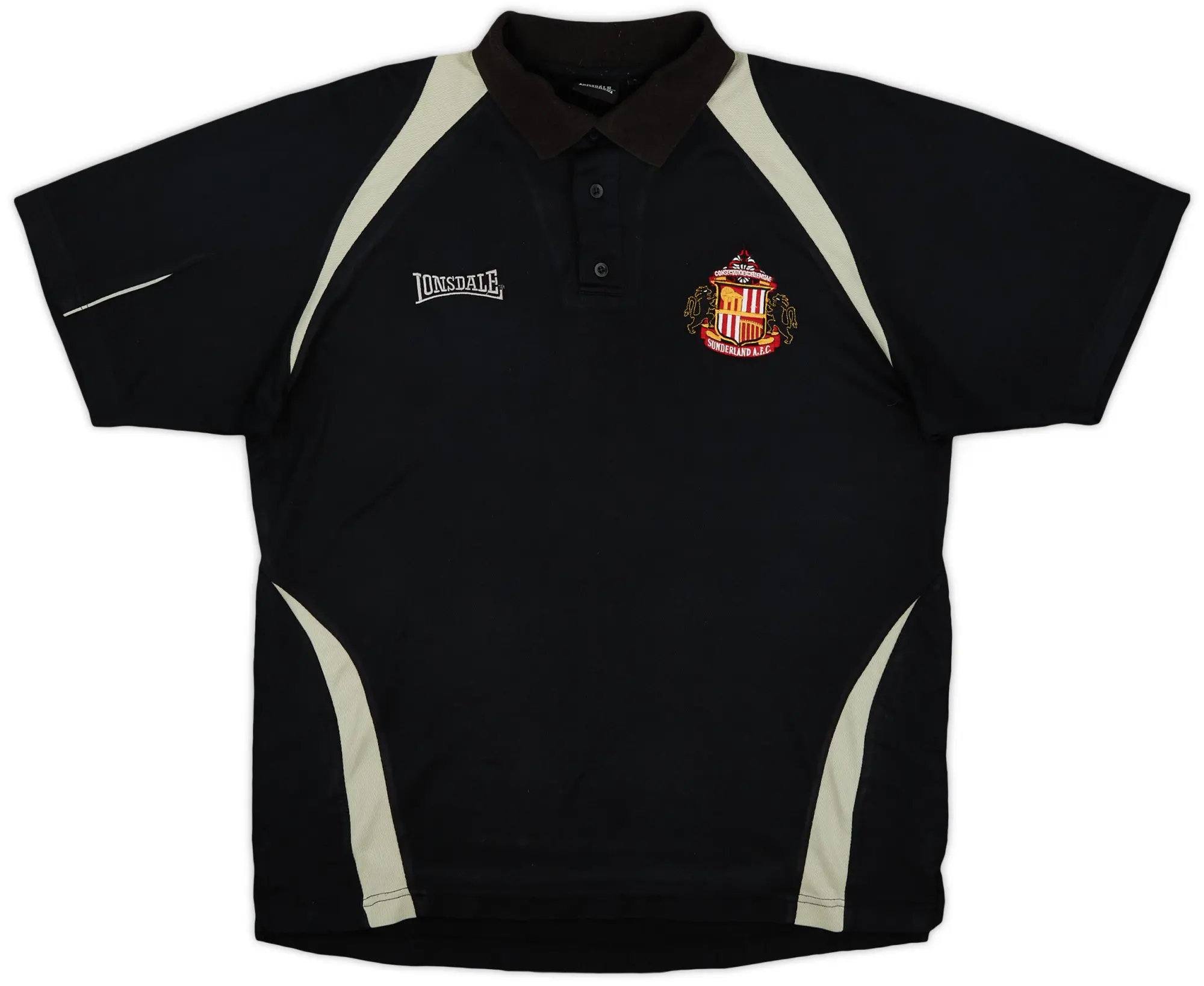 Polo Shirts 2005-06 Sunderland Lonsdale Polo Shirt - 7/10 - (L)