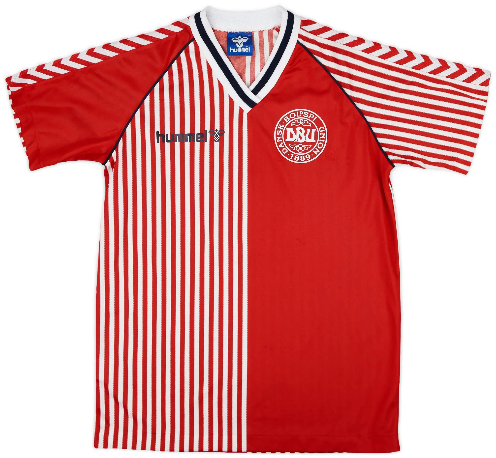 1986 Hummel Template Shirt (Denmark) - 6/10 - (L)