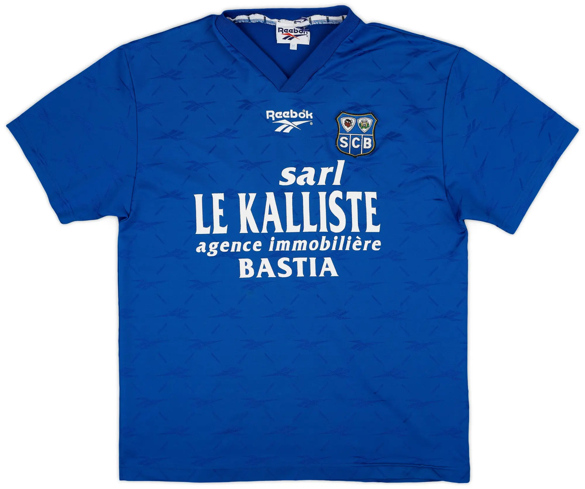 1999-00 Bastia Reebok Training Shirt #9 - 8/10 - (M)