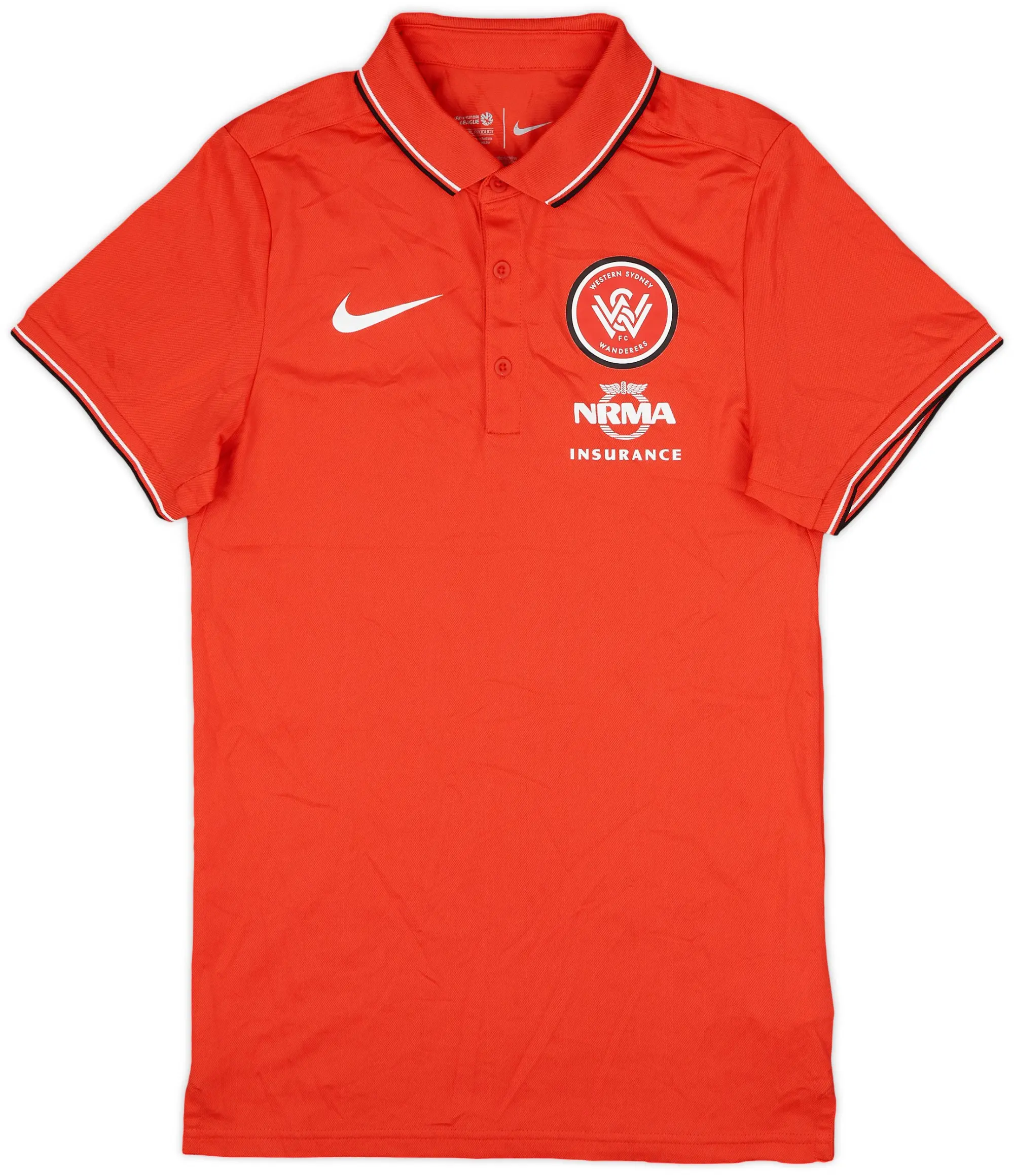 2015-16 Western Sydney Wanderers Nike Polo Shirt - 9/10 - (XS)