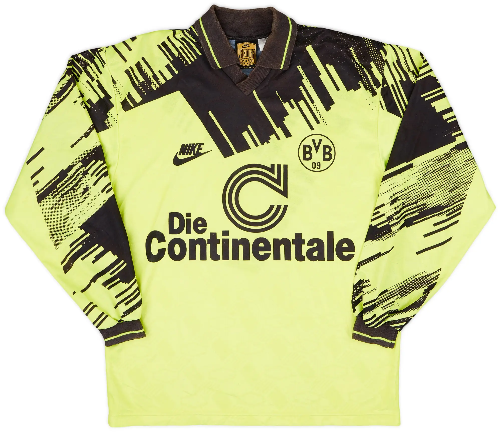 Nike 1993-94 Borussia Dortmund Home L/S Shirt - 6/10 - (S)