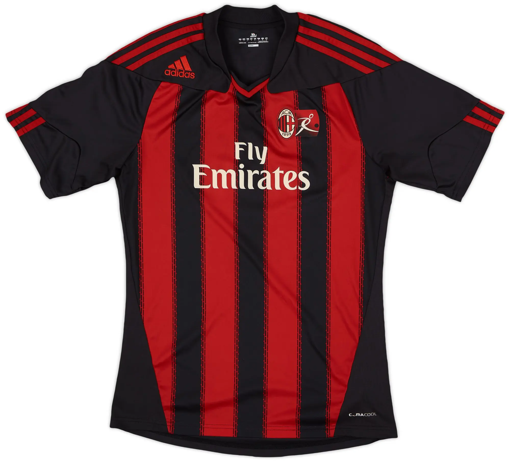 2012-13 AC Milan Junior Camp adidas Training Shirt - 6/10 - (S)