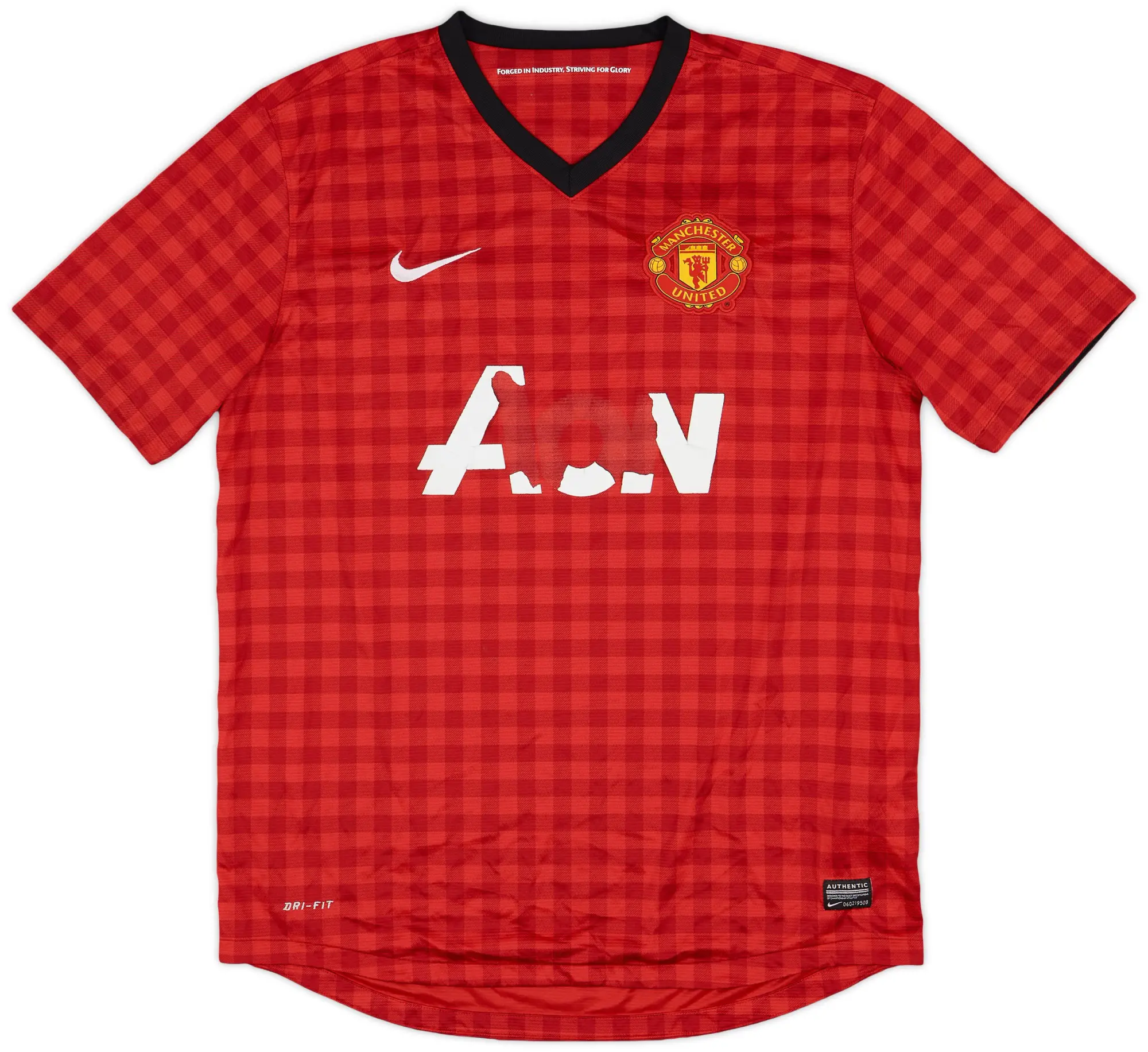 Nike 2012-13 Manchester United Home Shirt - 3/10 - (L)