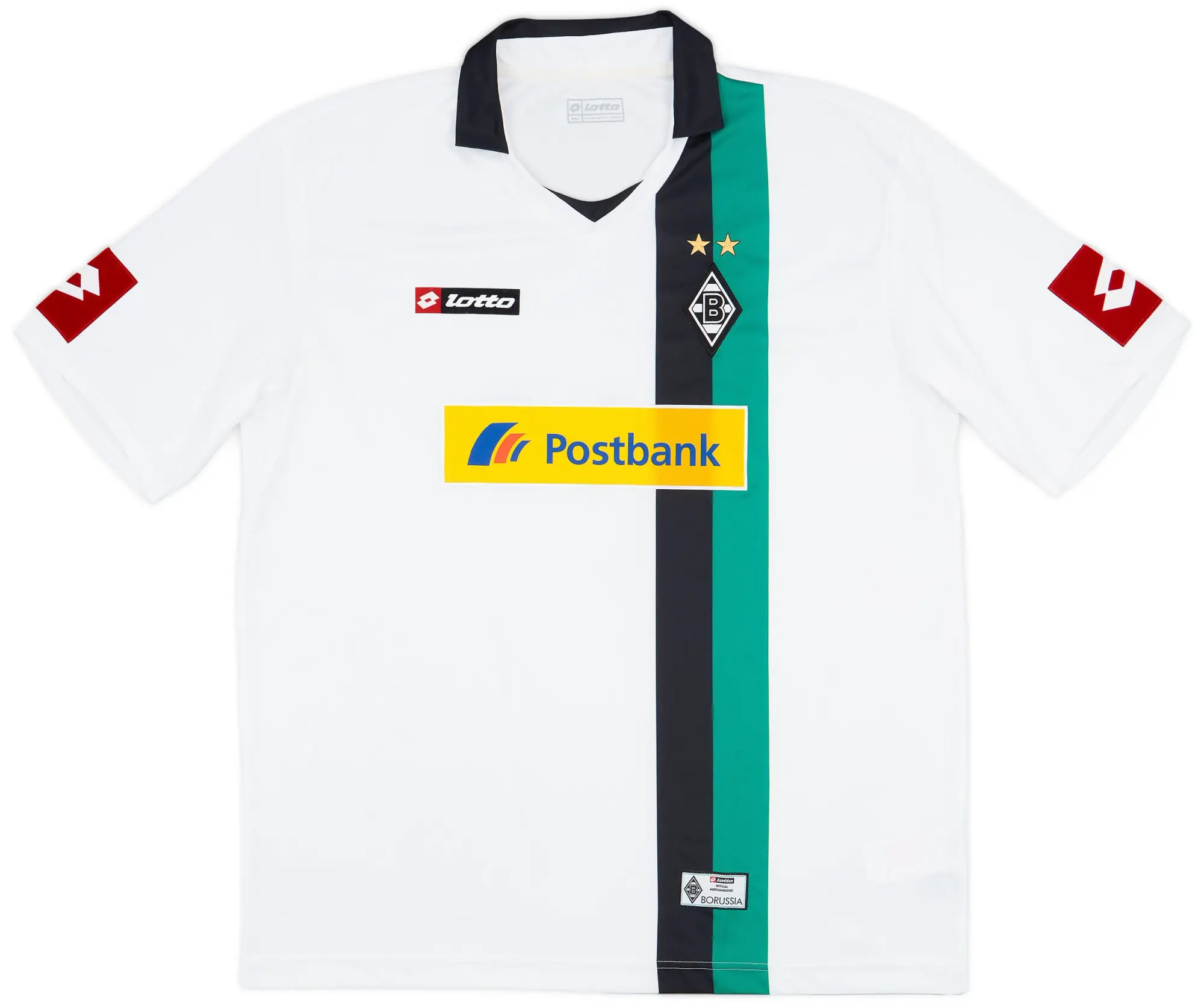 Lotto 2009-10 Borussia Monchengladbach Home Shirt - 8/10 - (XXL)