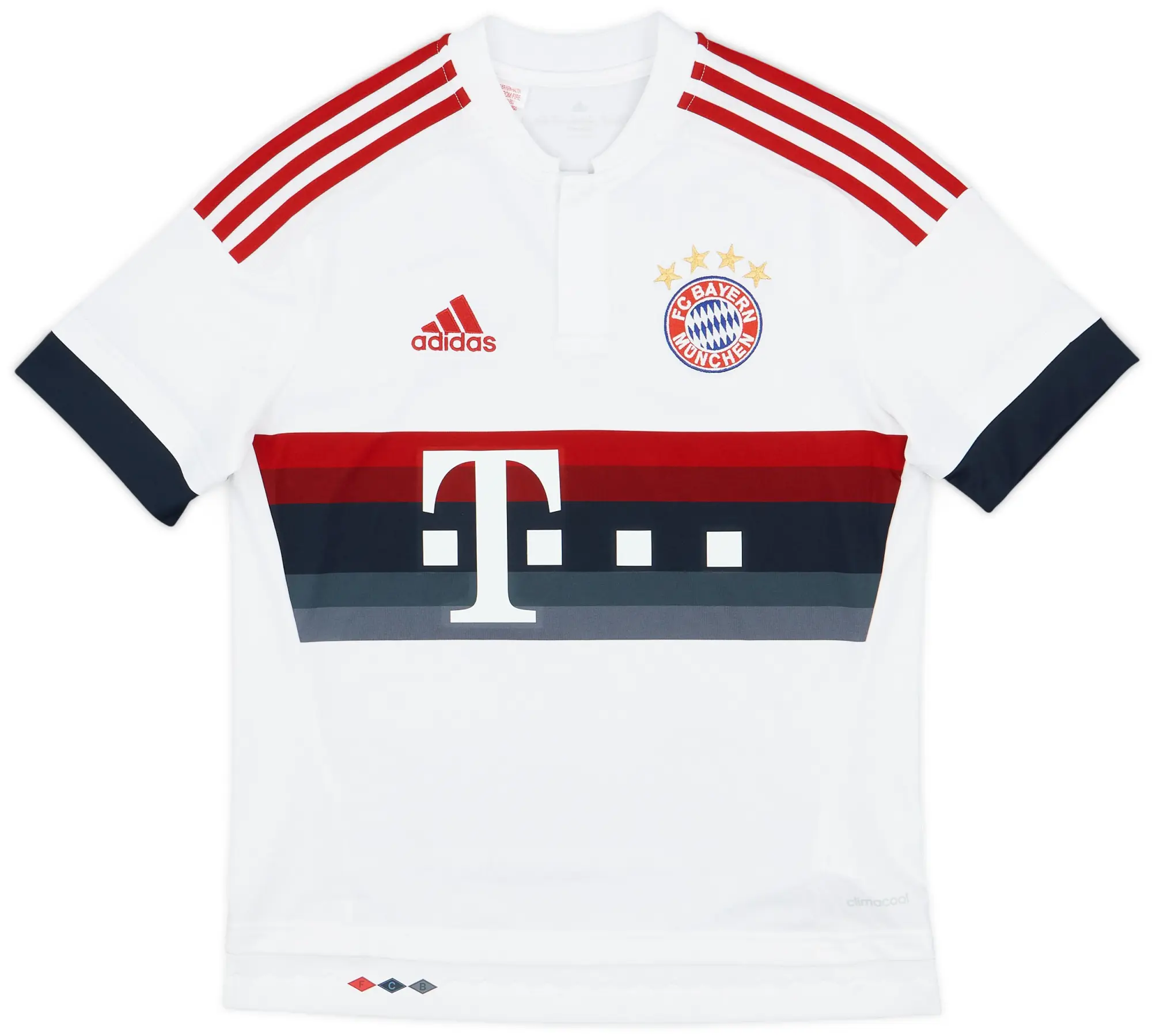 adidas 2015-16 Bayern Munich Away Shirt - 7/10 - (L.Boys)